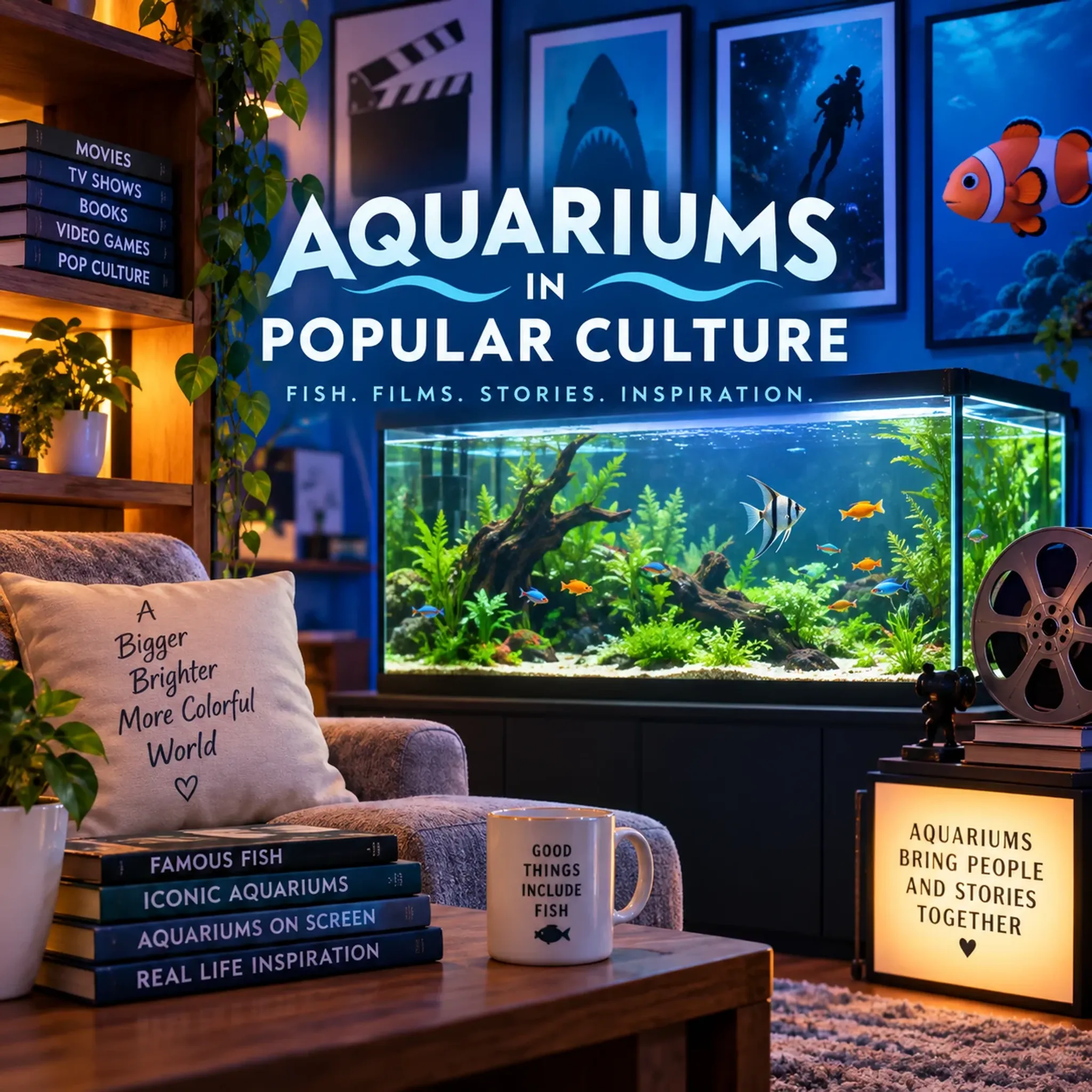 Aquariums in Popular Culture: From Finding Nemo to James Bond, Art, Games and the Internet