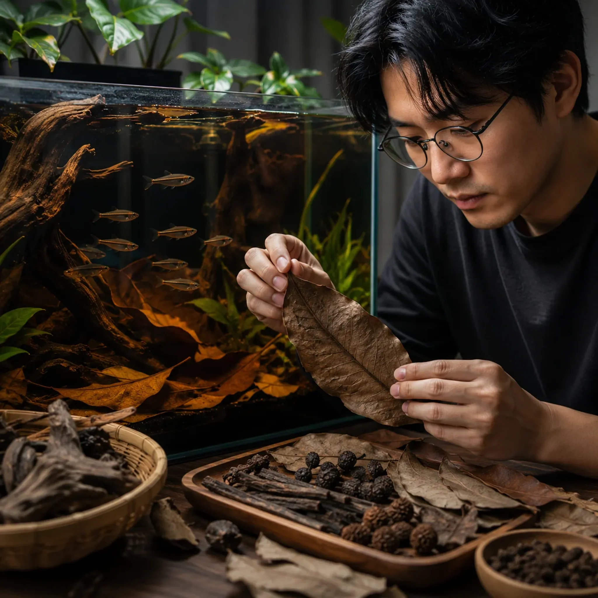 How to Choose Botanicals for a Natural Blackwater Aquarium