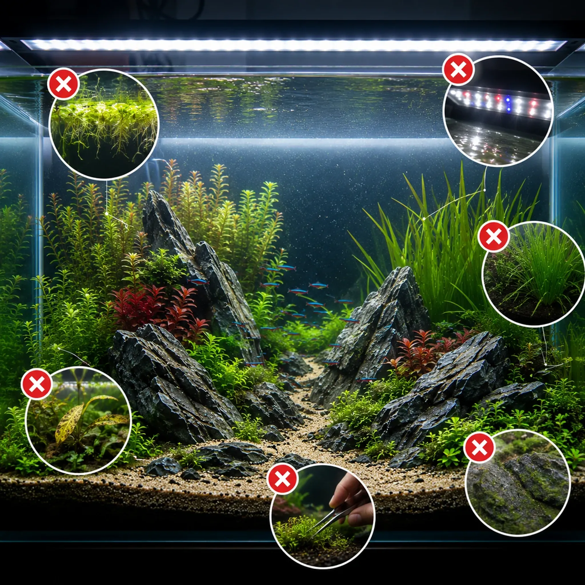 Aquascaping Mistakes Beginners Make: Layout, Planting, Lighting, and Maintenance Errors