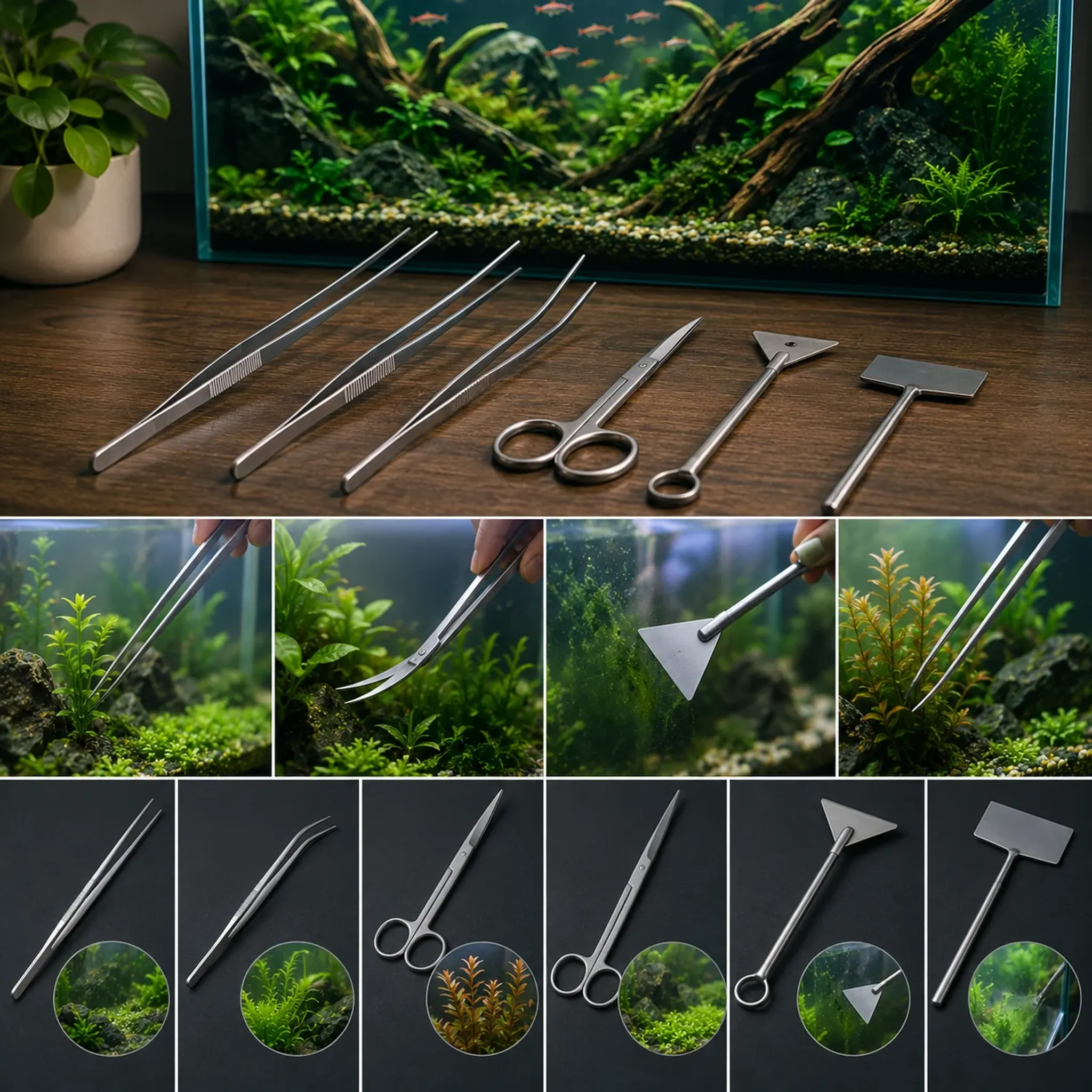 Aquascaping Tools Guide: Tweezers, Scissors, Scrapers, and What Each Tool Is For