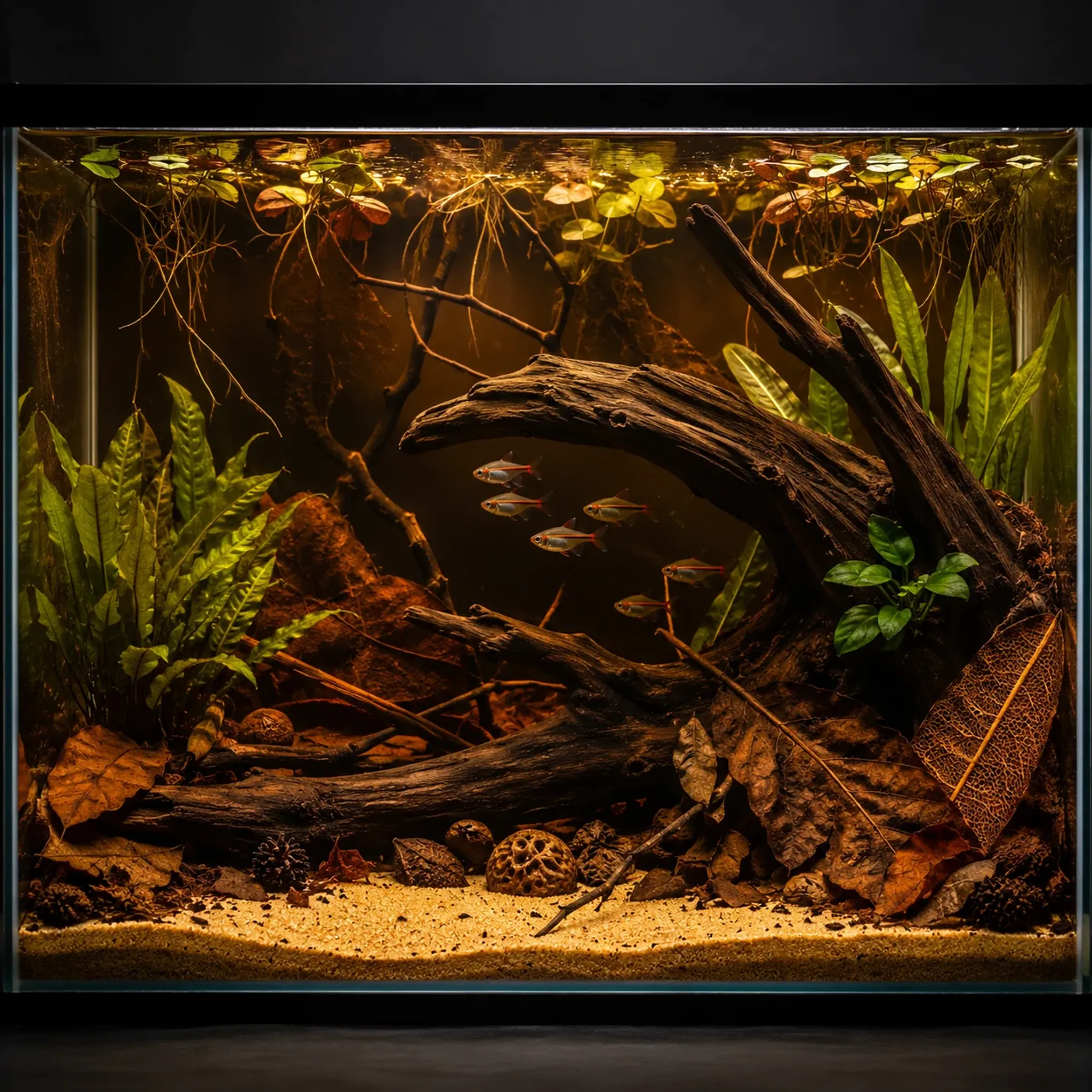 How to Maintain a Blackwater Aquarium Without Making It Look Dirty