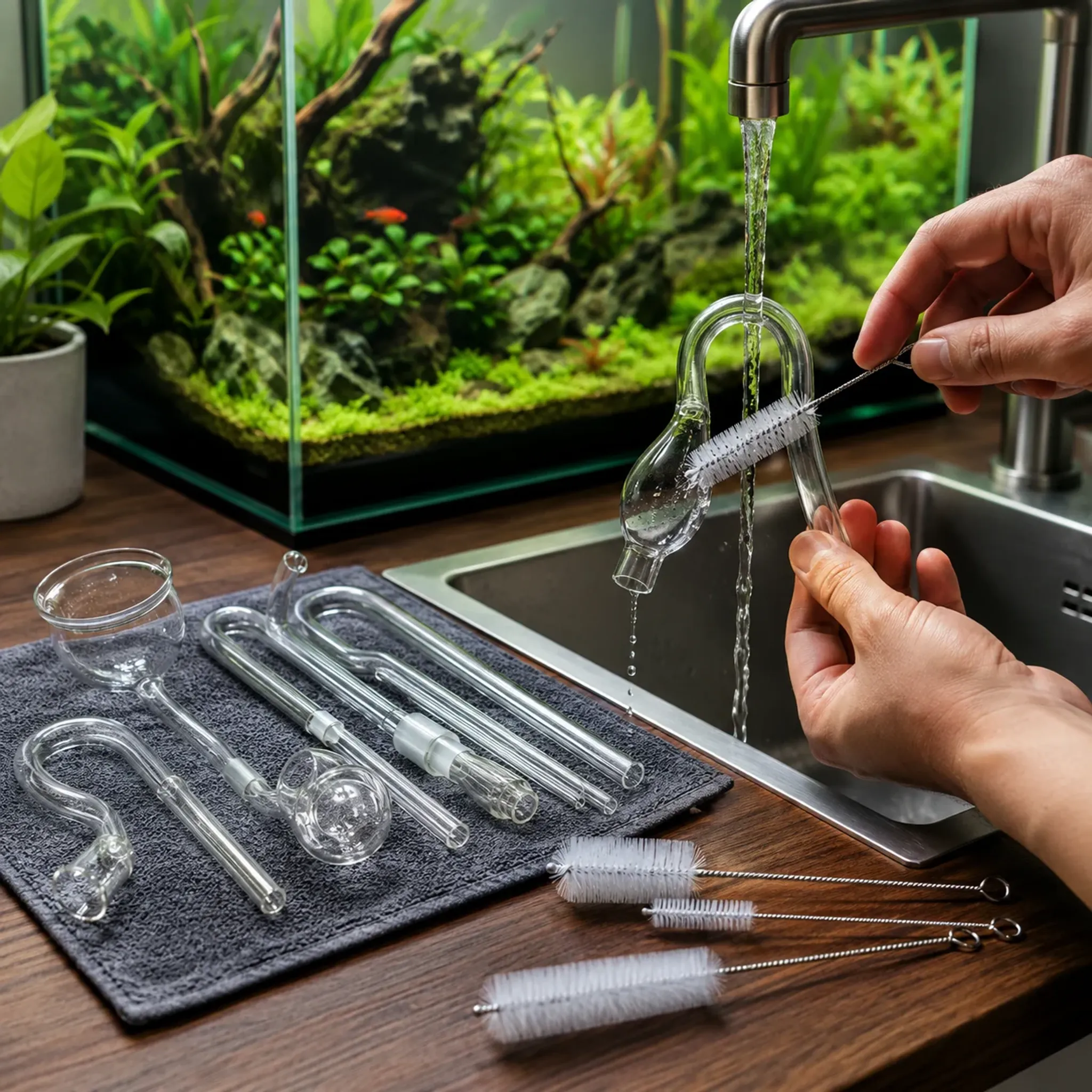 How to Clean Aquarium Lily Pipes, Inflow Pipes, and Outflow Pipes