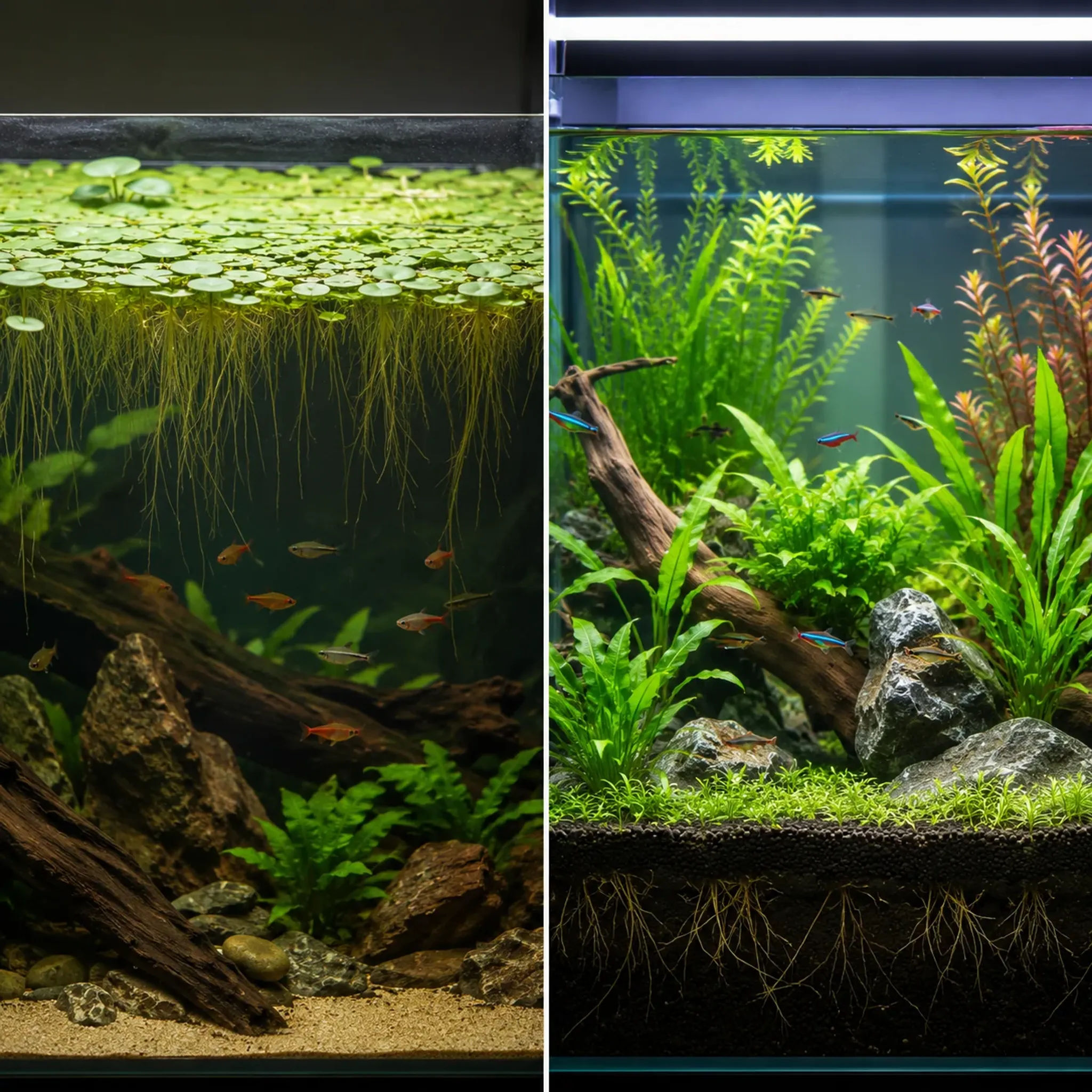 Floating Plants vs Rooted Plants: Which Is Better for Your Aquarium?