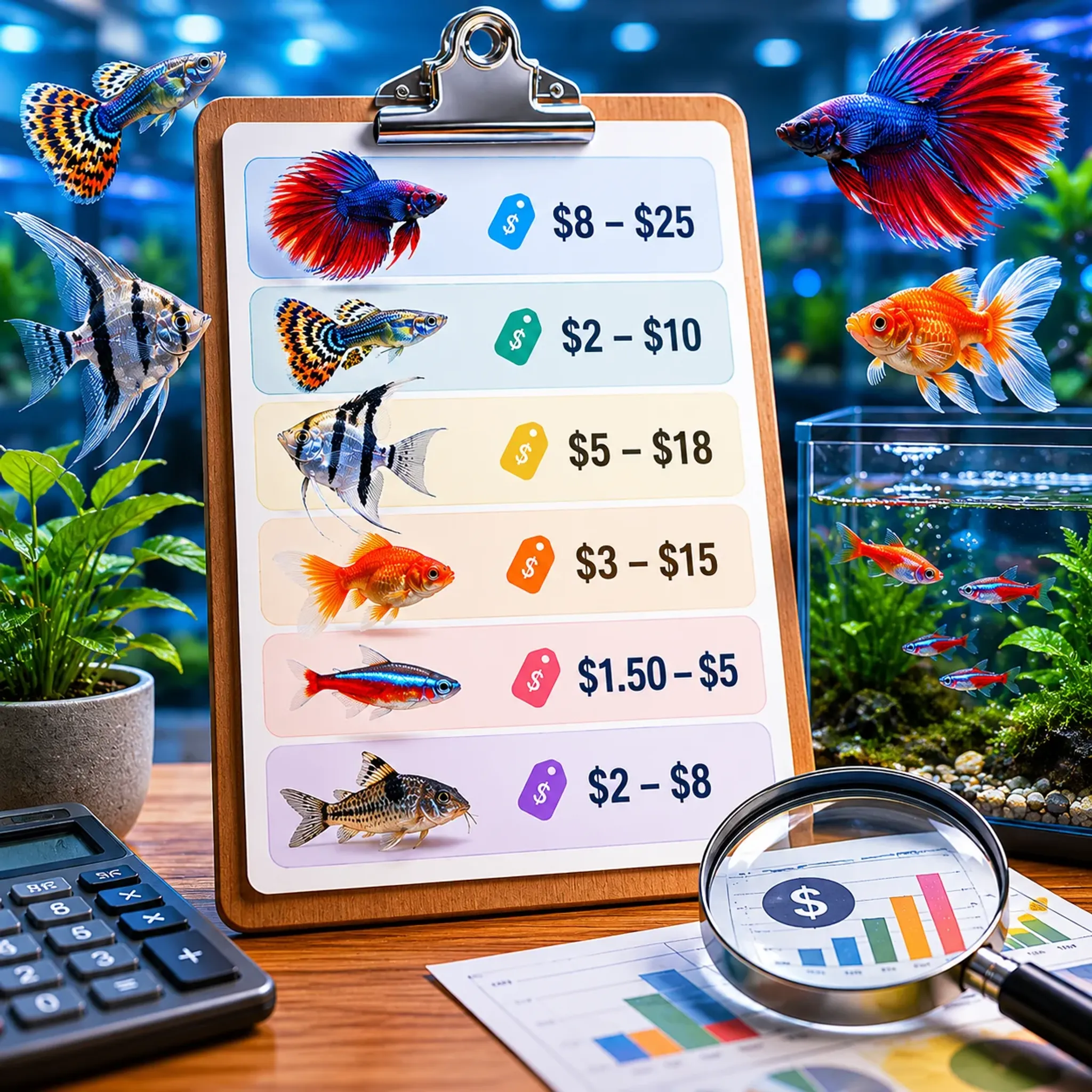 Freshwater Fish Price Guide in Singapore: What Affects the Cost of Aquarium Fish?