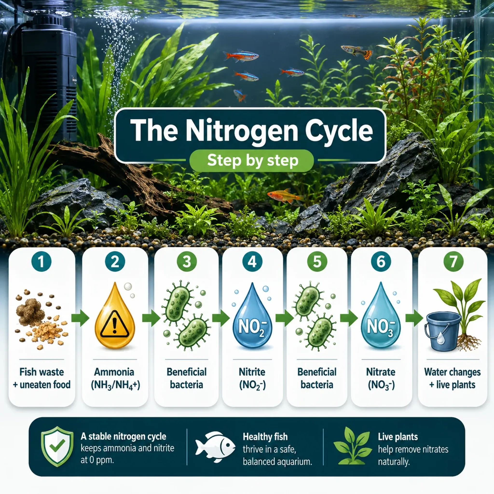 How to Cycle a Fish Tank: The Nitrogen Cycle Explained Step by Step