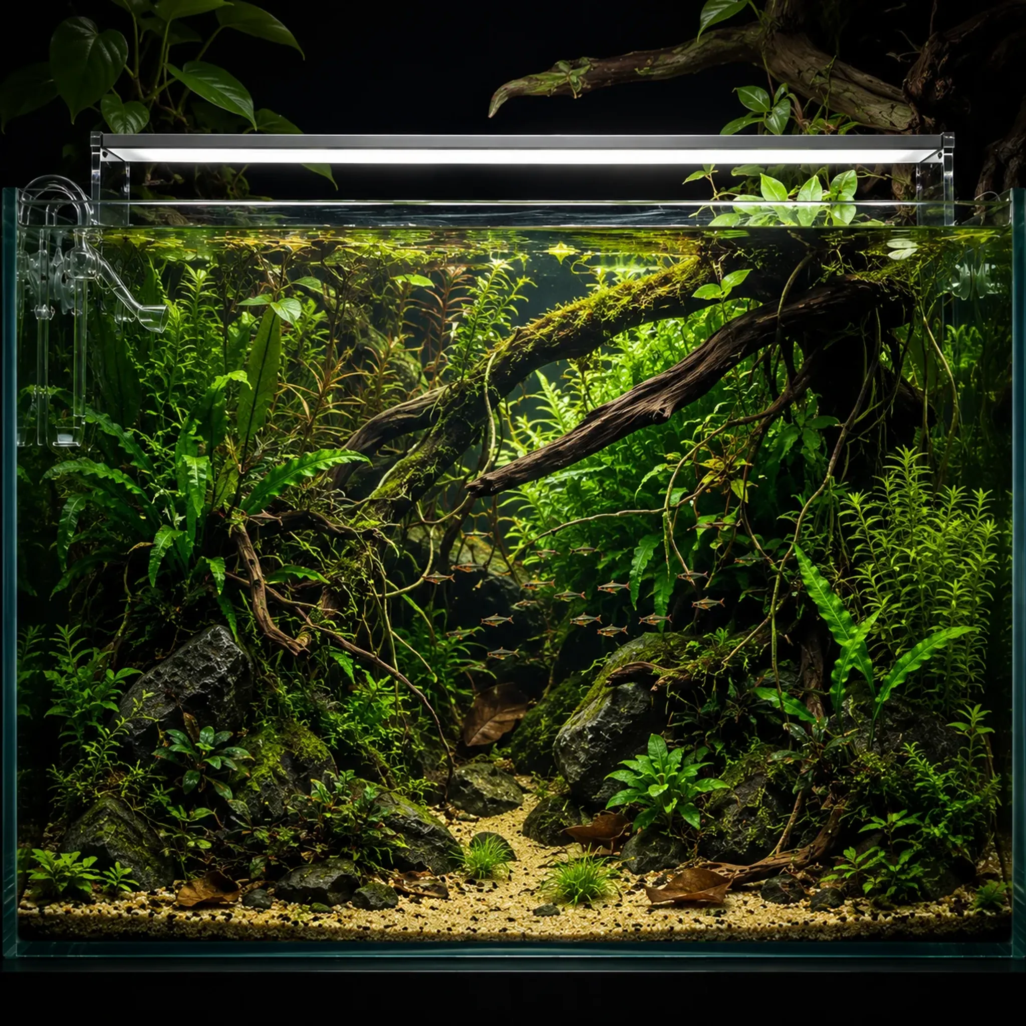 Jungle Aquascape Guide: Creating a Wild, Low-Maintenance Planted Tank