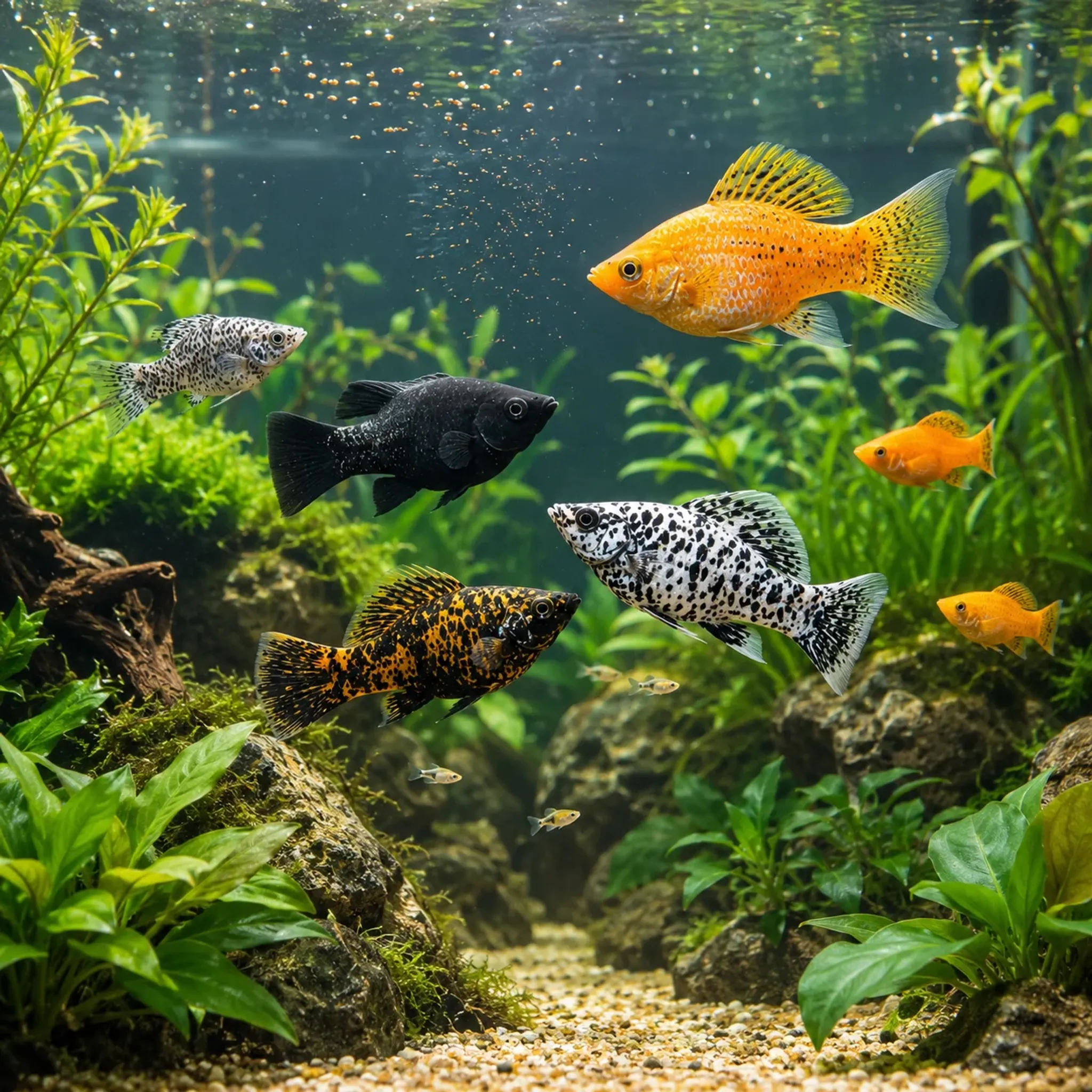 Molly Fish Care Guide: Tank Size, Water Parameters, Diet, and Breeding