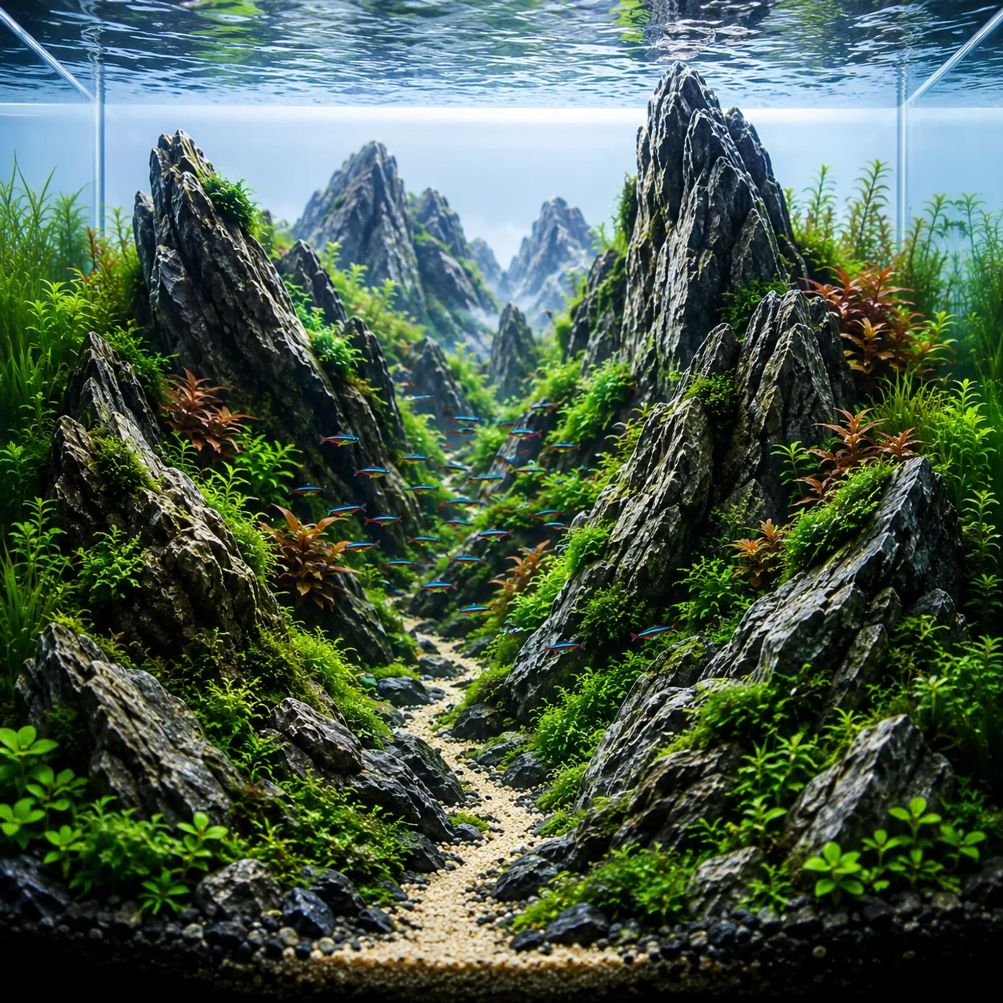 Mountain Aquascape Guide: Creating Dramatic Rock Formations in a Freshwater Tank