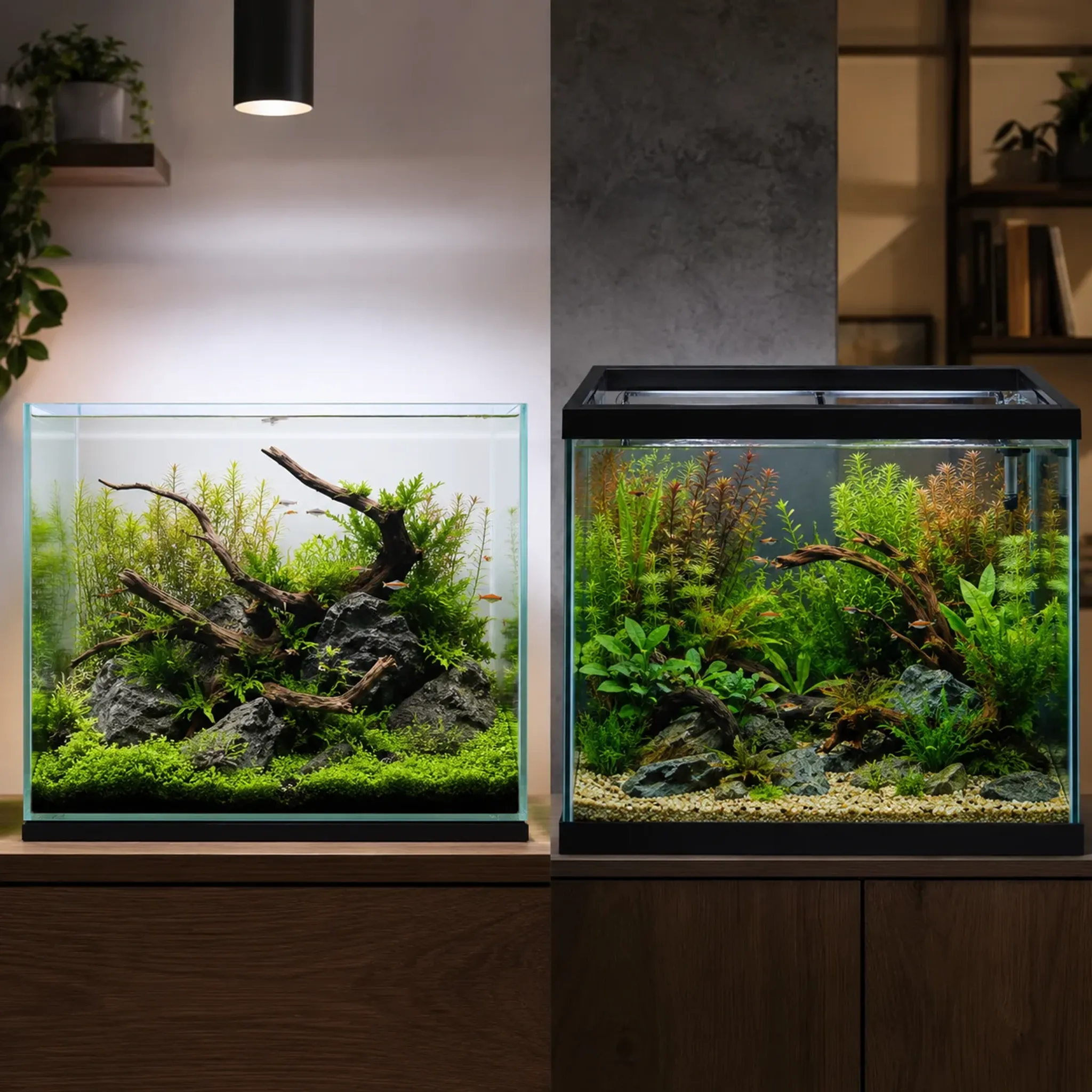 Rimless Aquarium vs Braced Aquarium: Which Look and Build Should You Choose?