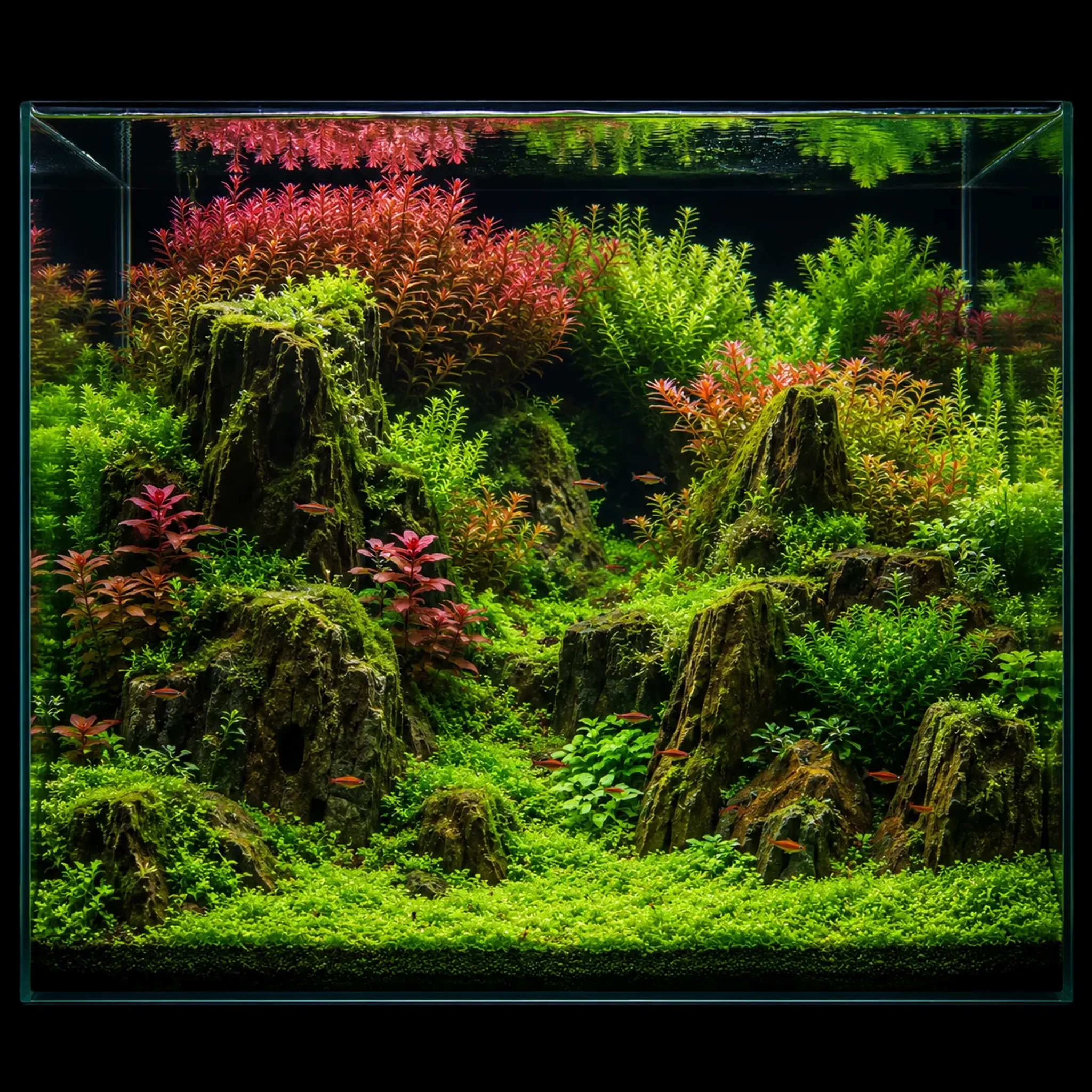 Taiwanese Aquascape Style Guide: Dense Planting, Colour, and Display-Tank Impact