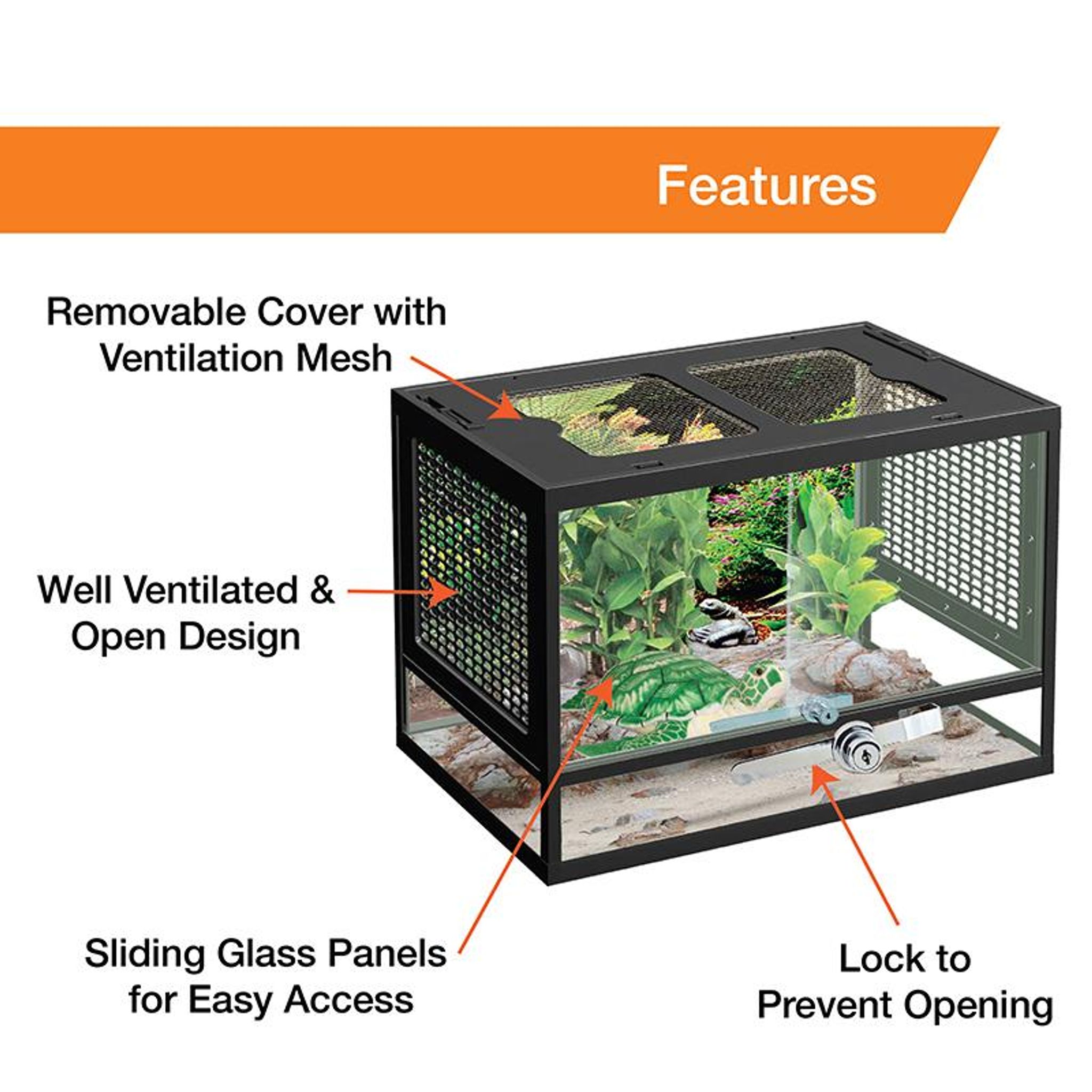 [Resun] Pet Terrarium Tanks PT400 40cm