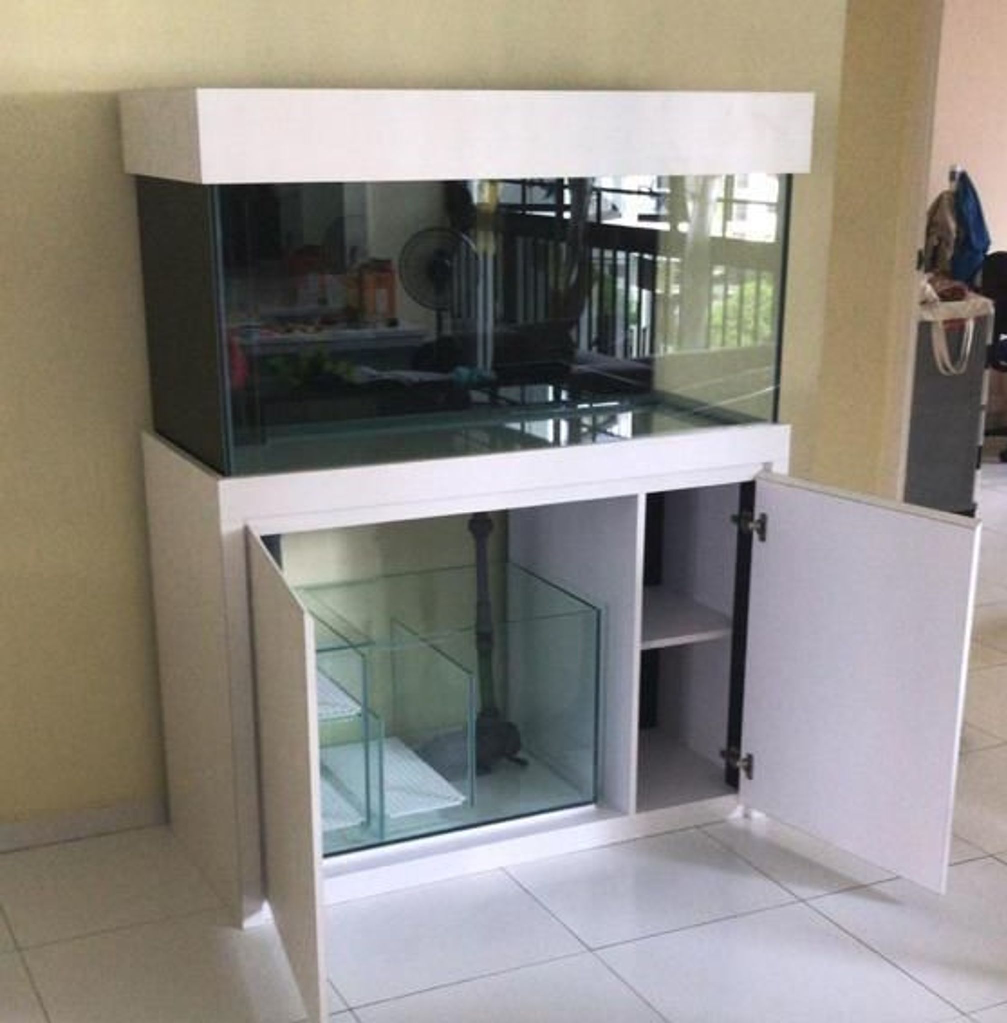 4 Feet Tank Cabinet Set (Various Cabinet Skins)