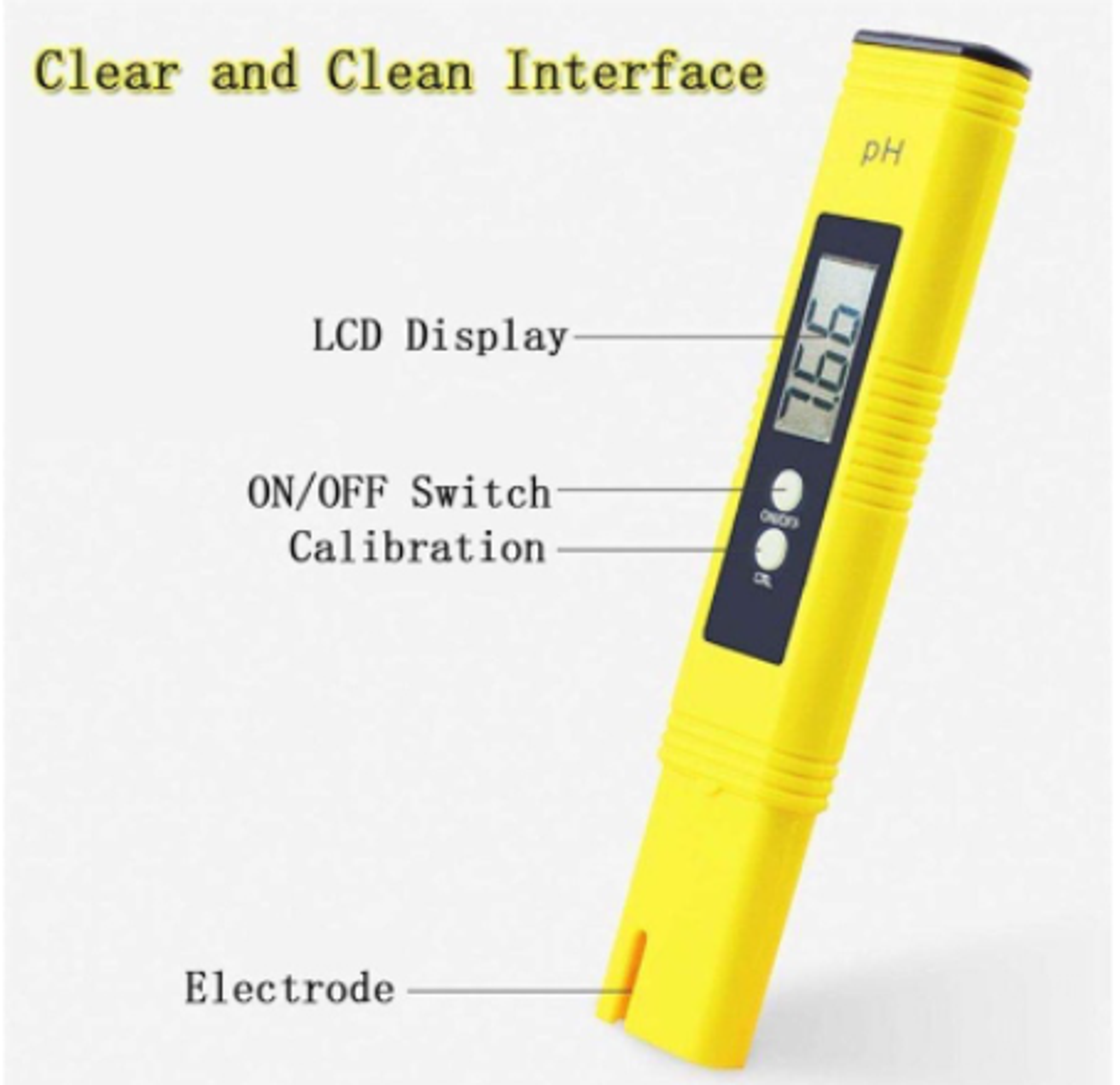 Portale PH test pen for aquarium and water parameters