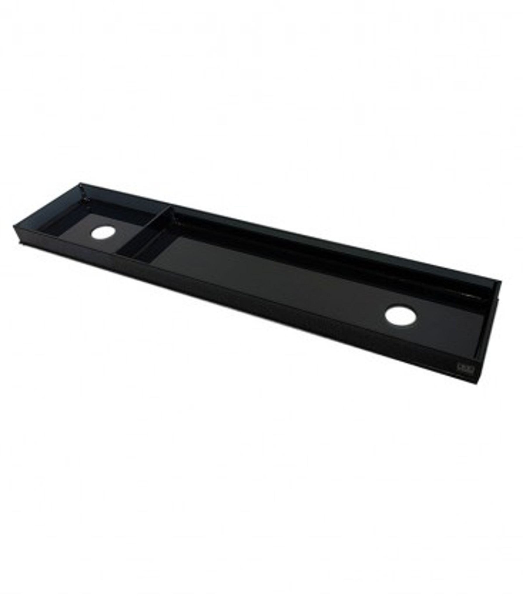 TINTED BLACK GLASS OHF TOP TRAY