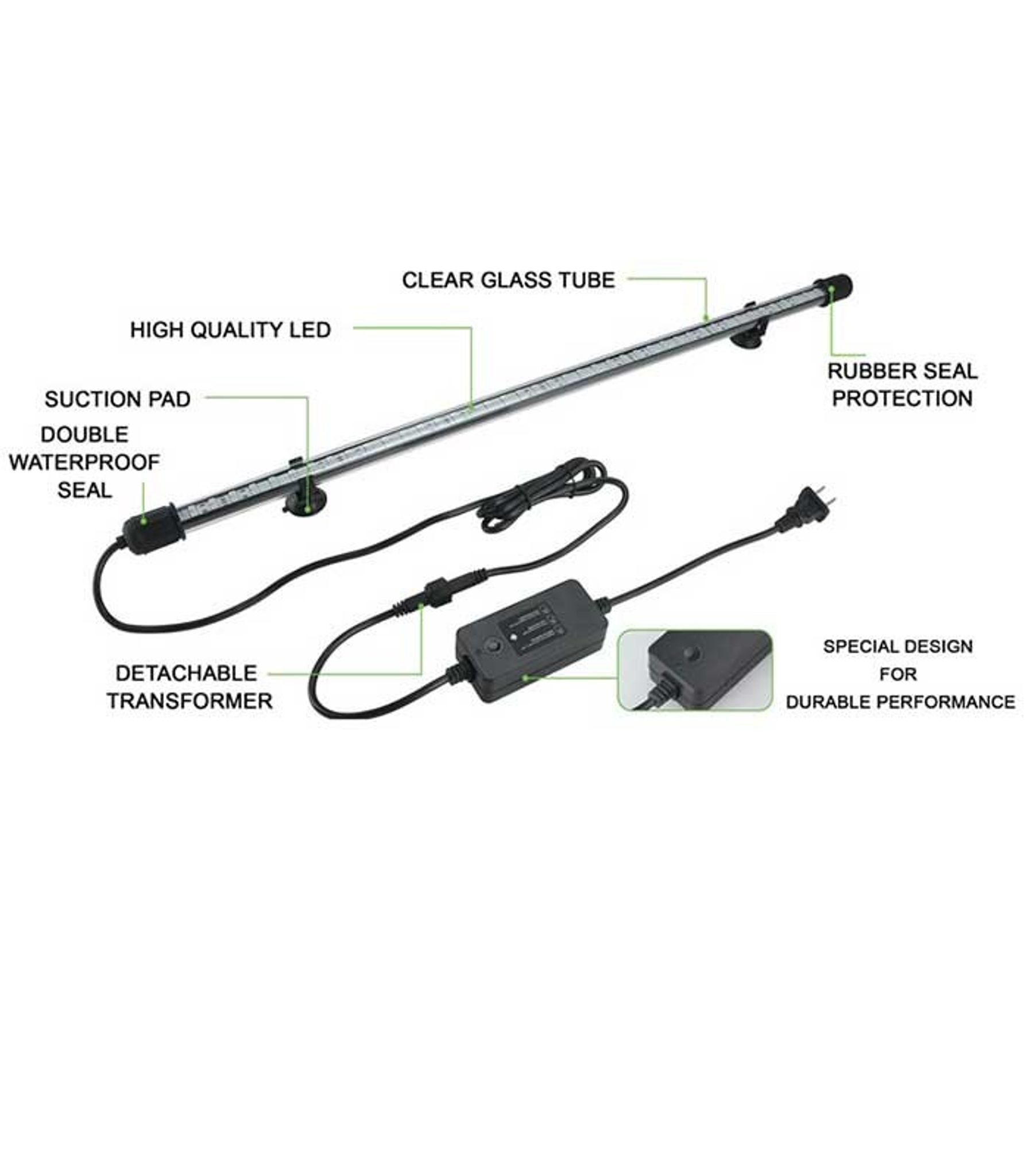 FROK SUBMERSIBLE BLUE LED AQUARIUM LIGHT