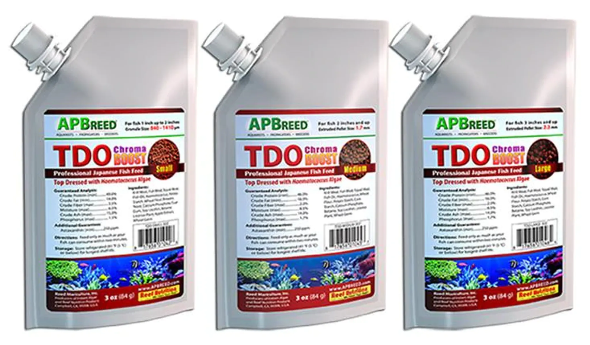 Reef Nutrition APBreed TDO Chroma Boost food