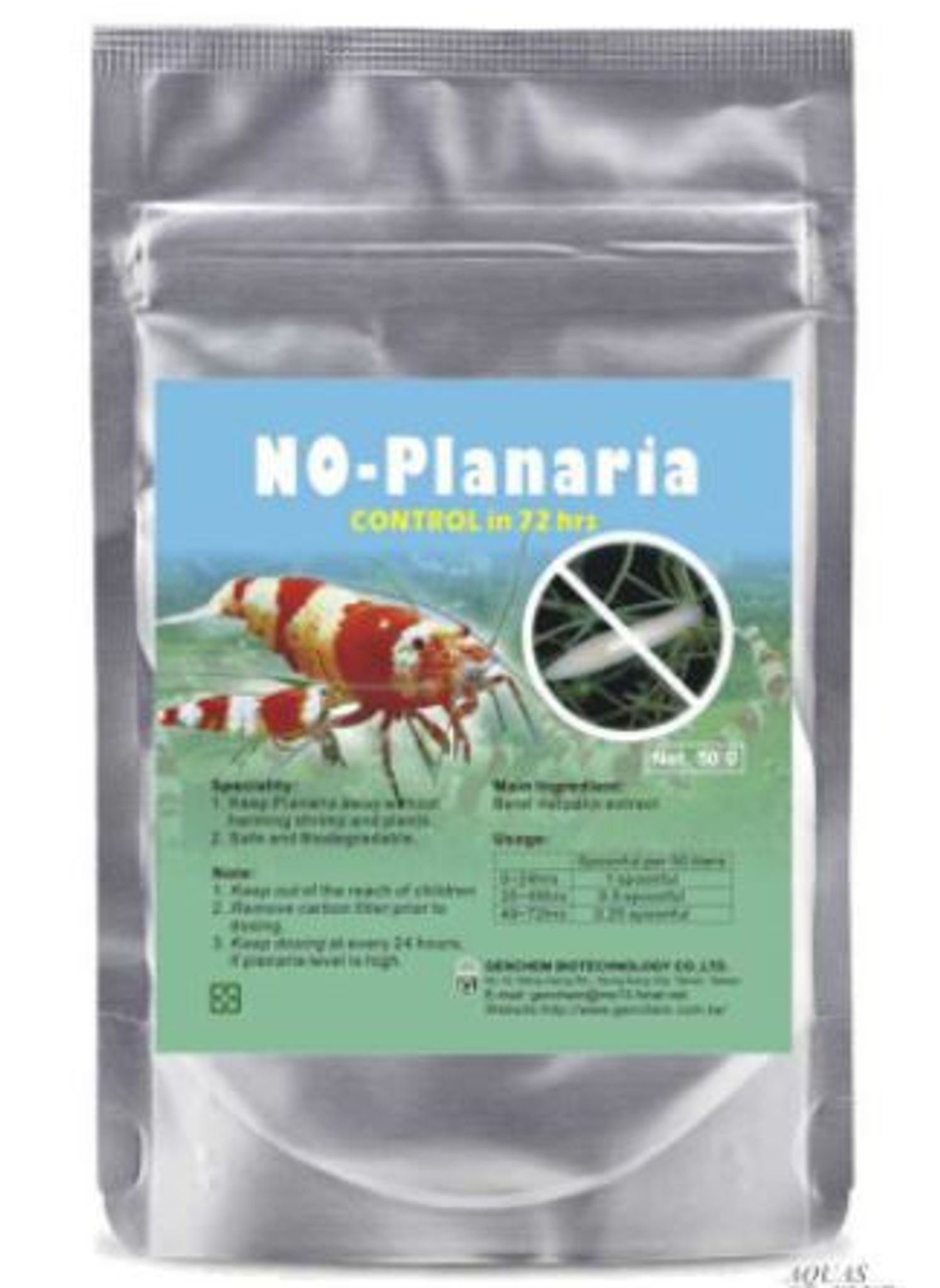 GENCHEM No-Planaria Control in 72hrs