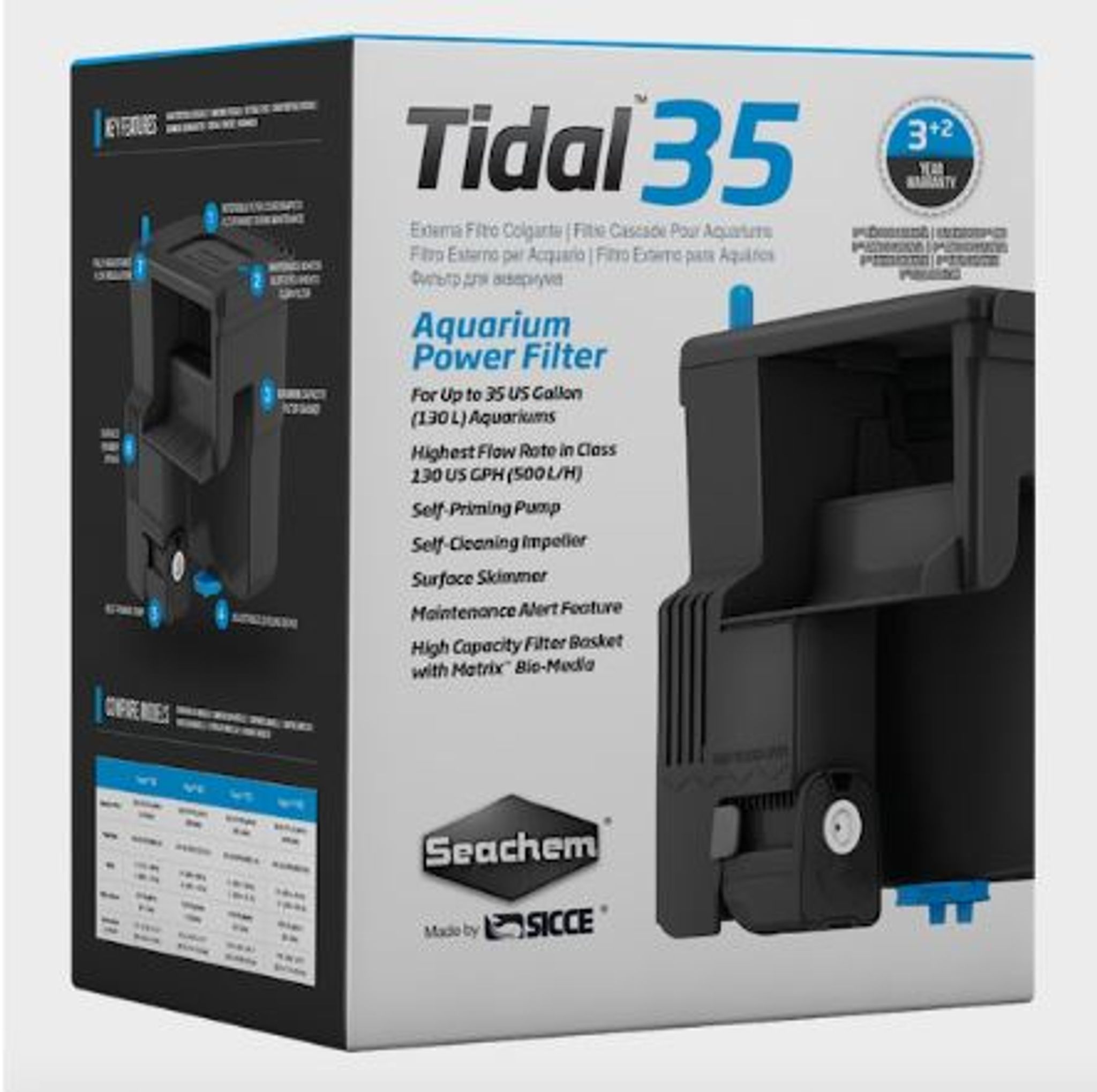 SEACHEM Tidal Aquarium Power Filter