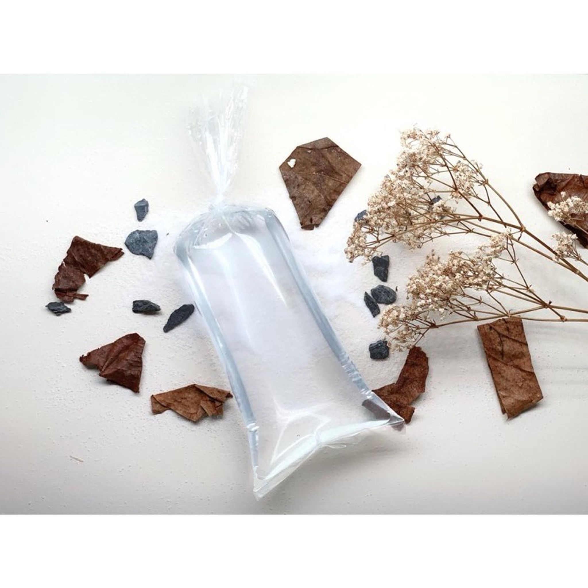 100 pcs Transparent Stretchable Plastic Bags