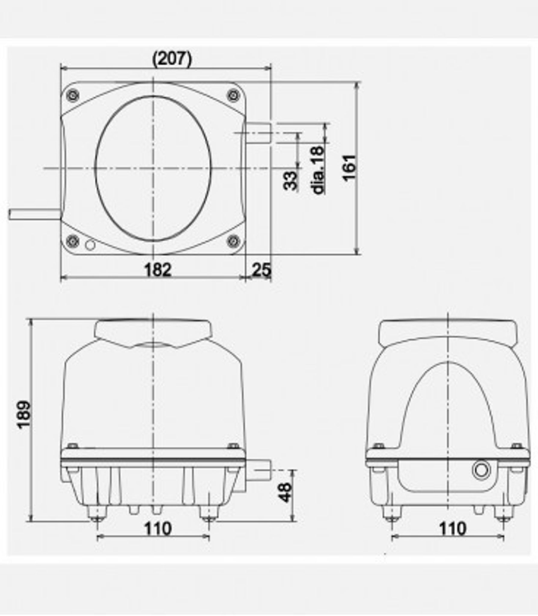 FUJIMAC AIR PUMP MAC80R II 80L