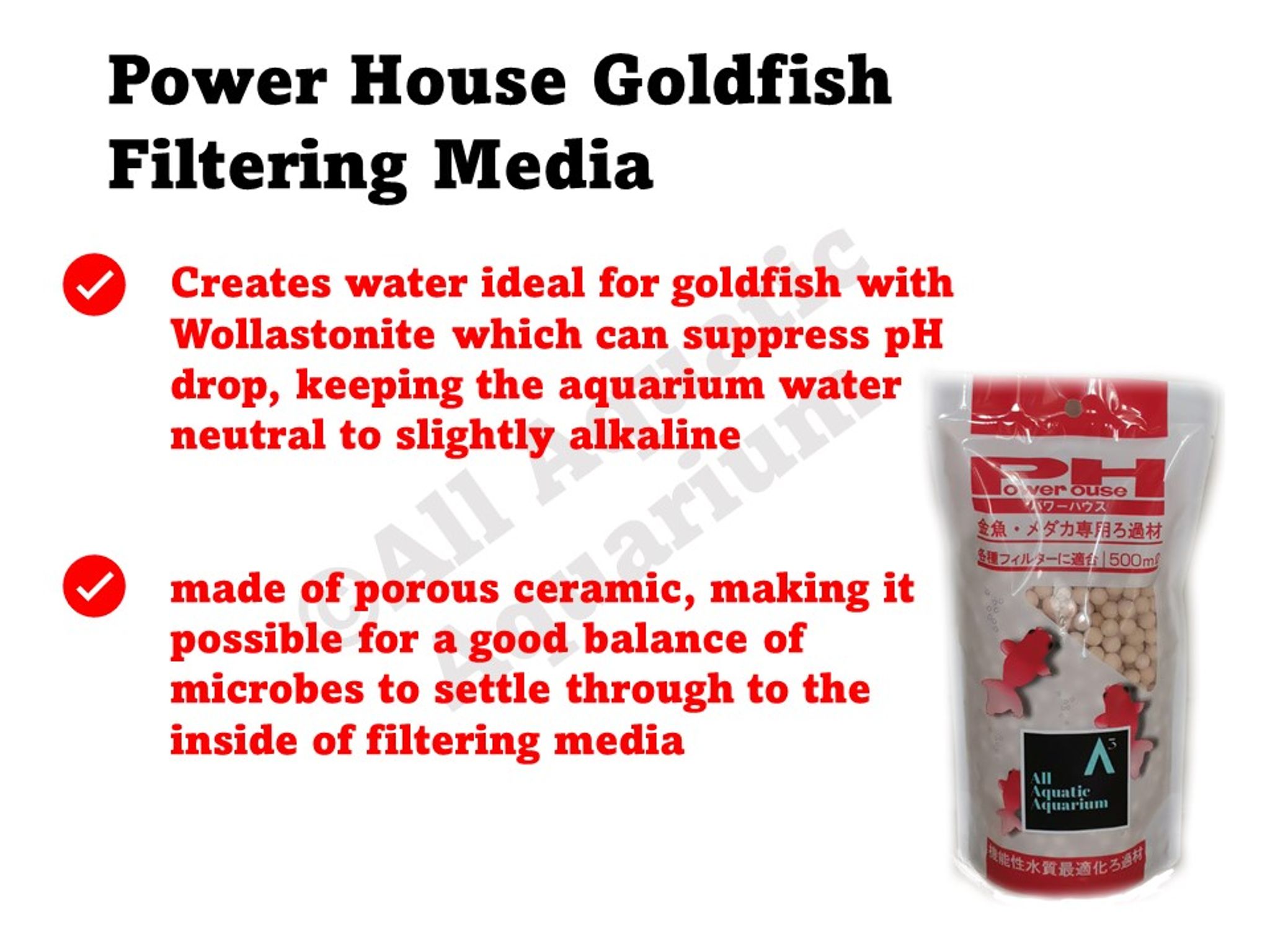 Goldfish and killifish media