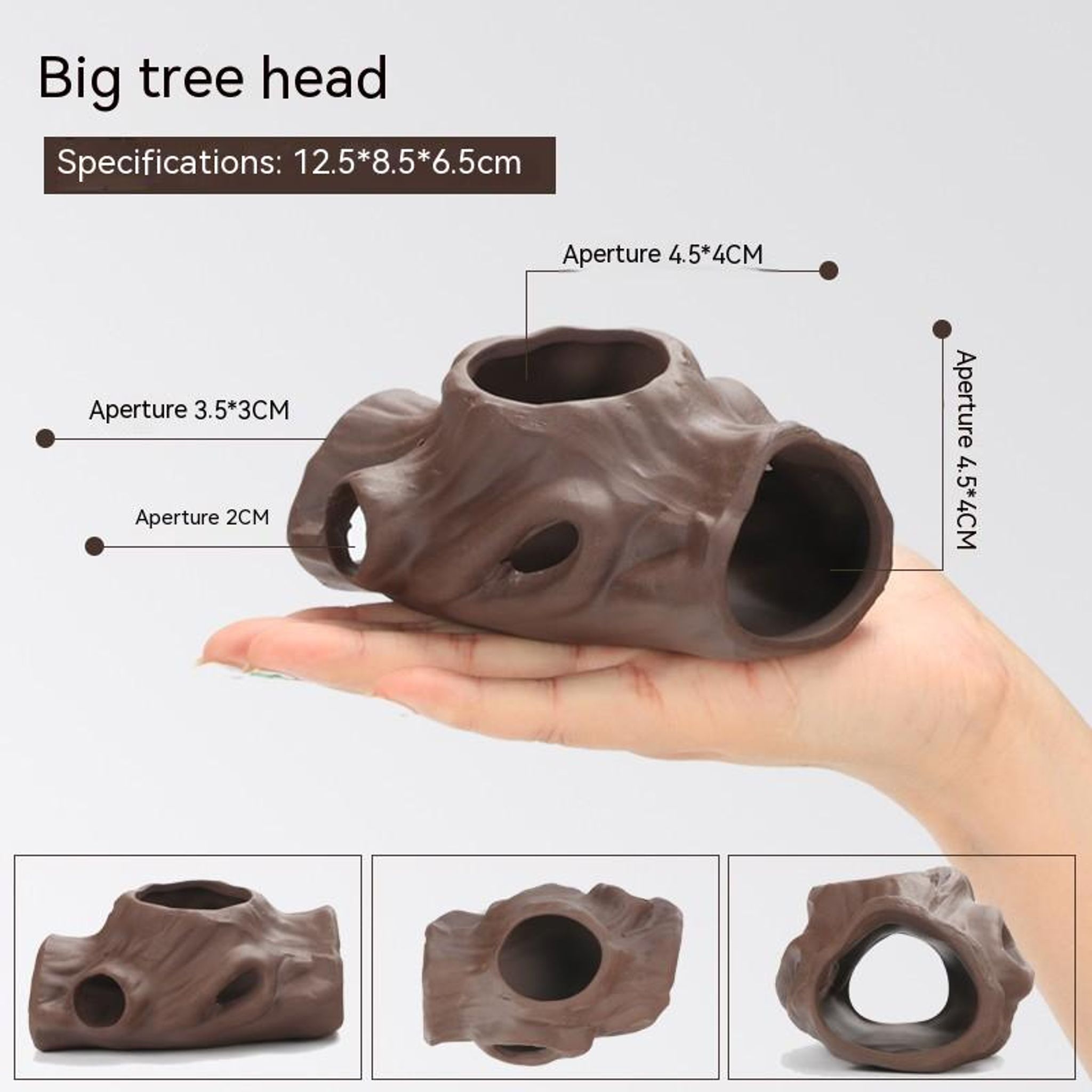 Fish tank cave aquarium shelter ceramic shrimp cave breedinbg for aquarium fish tank