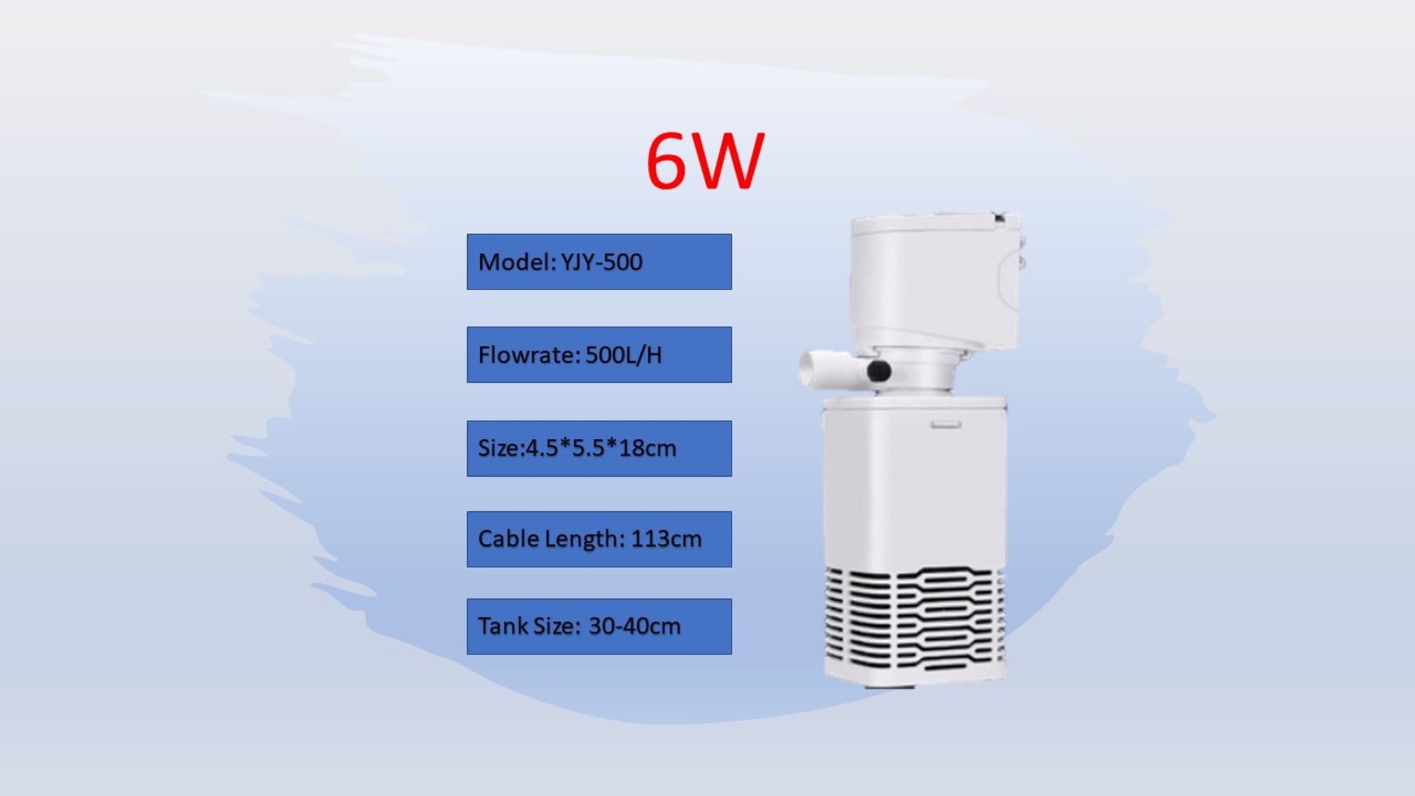 YEE Tank Filter Three-In-One, Aquarium Filter Box With Aeration Pump, Fish Filter Pump, Aquarium Cleaner