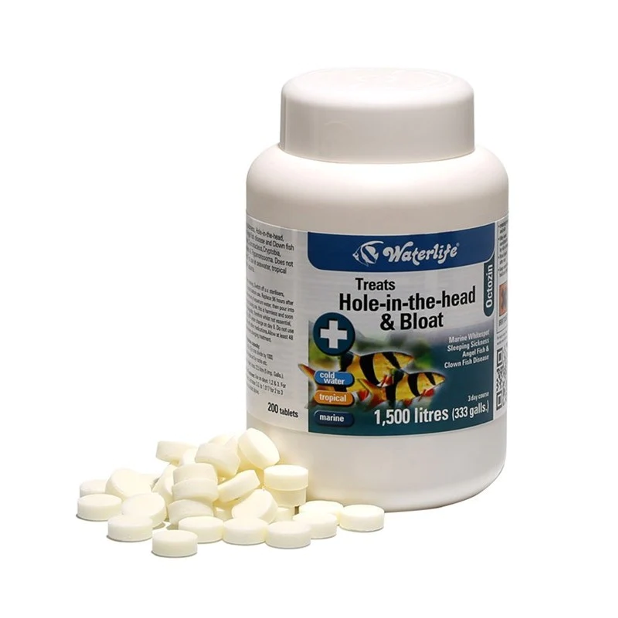 Waterlife Octozin Hole In The Head & Bloat