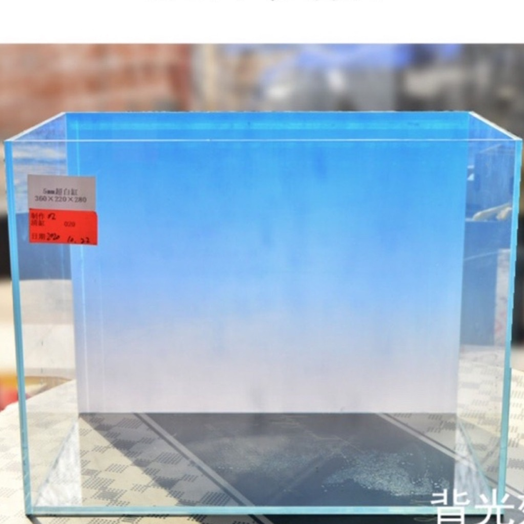 Fish tank background film paper