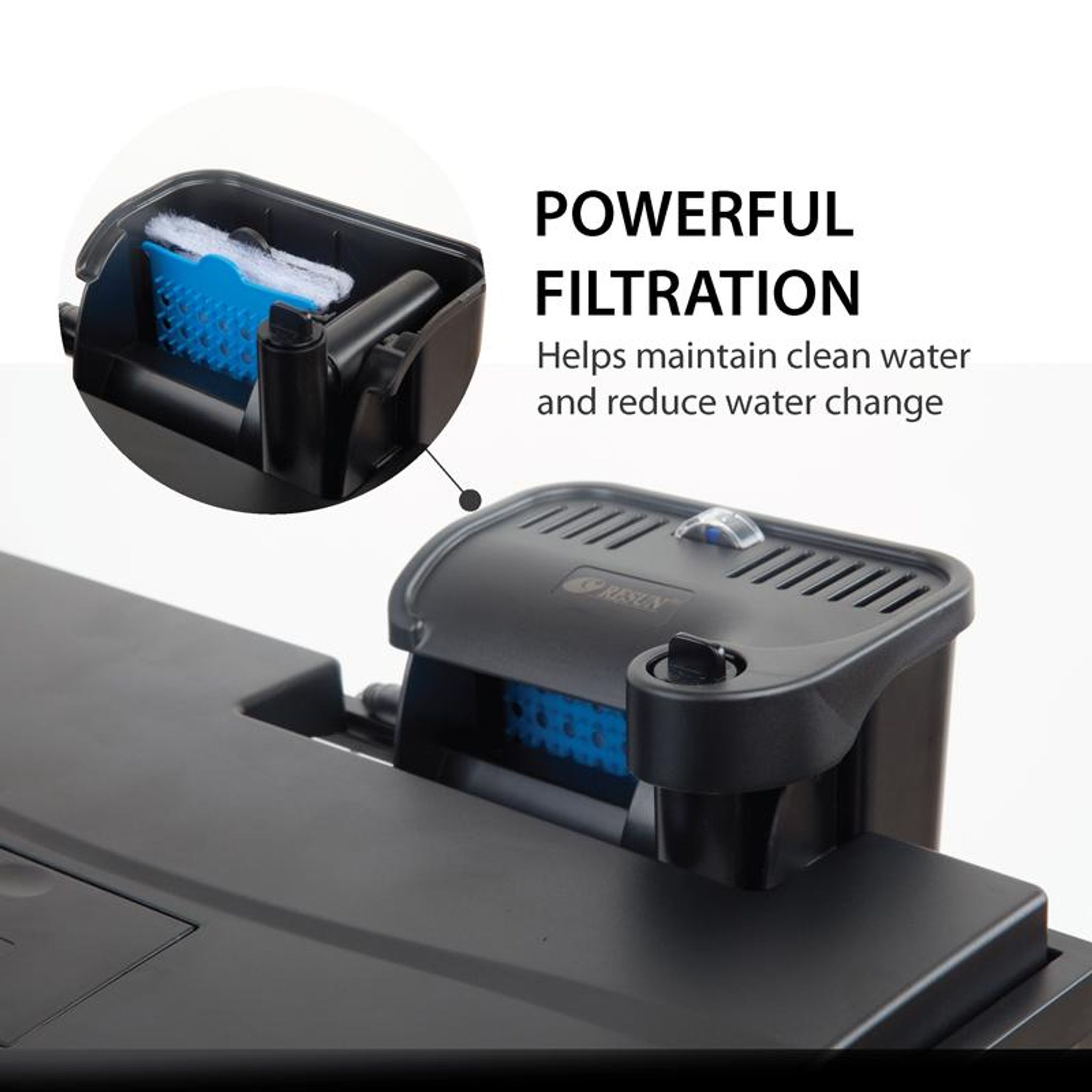[Resun] 75L Grand Starter Aquarium Fish Tank complete with LED