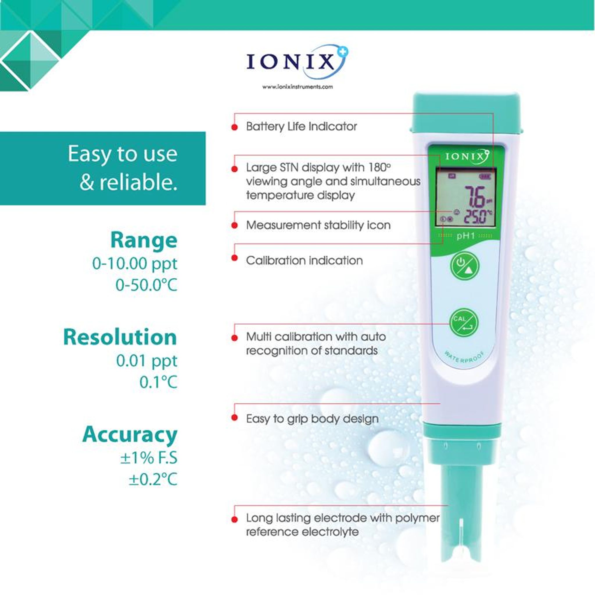 [Ionix Instruments] Salinity Tester