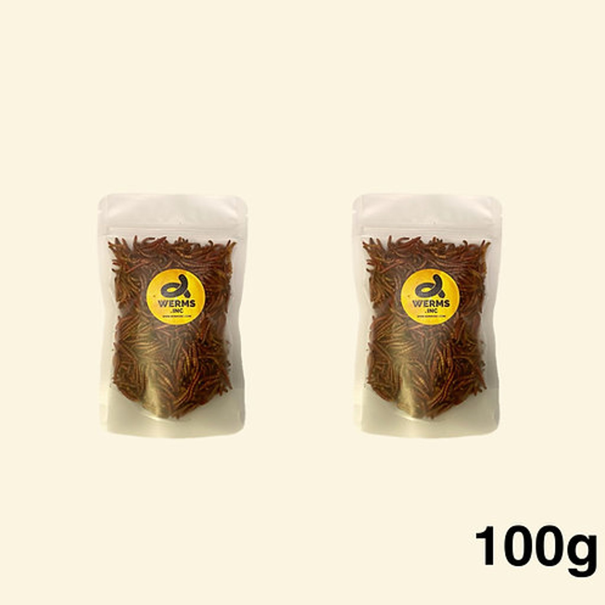 Dried Beta-Carotene Mealworms