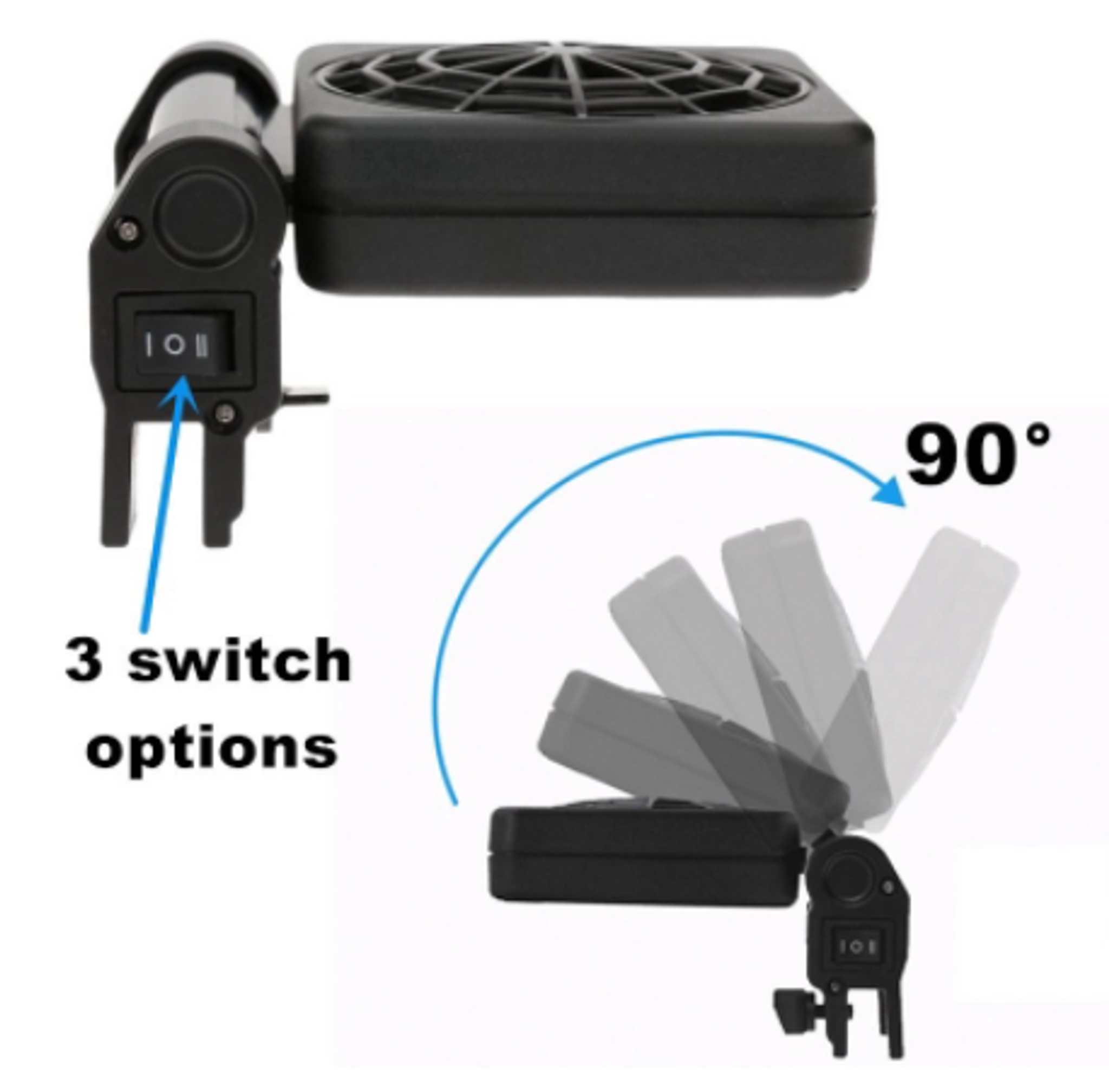 Powerful Slient Aquarium Cooler Fan Chiler Cooling Water for Coral Reef Fish Tank 1/2/3 Head Style