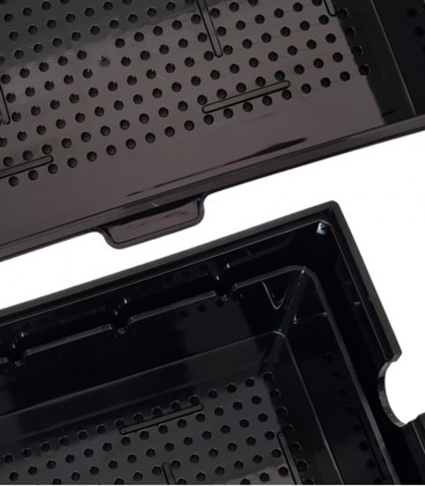 N30 BLACK OHF PULL-OUT PLASTIC TRAY (N0041)