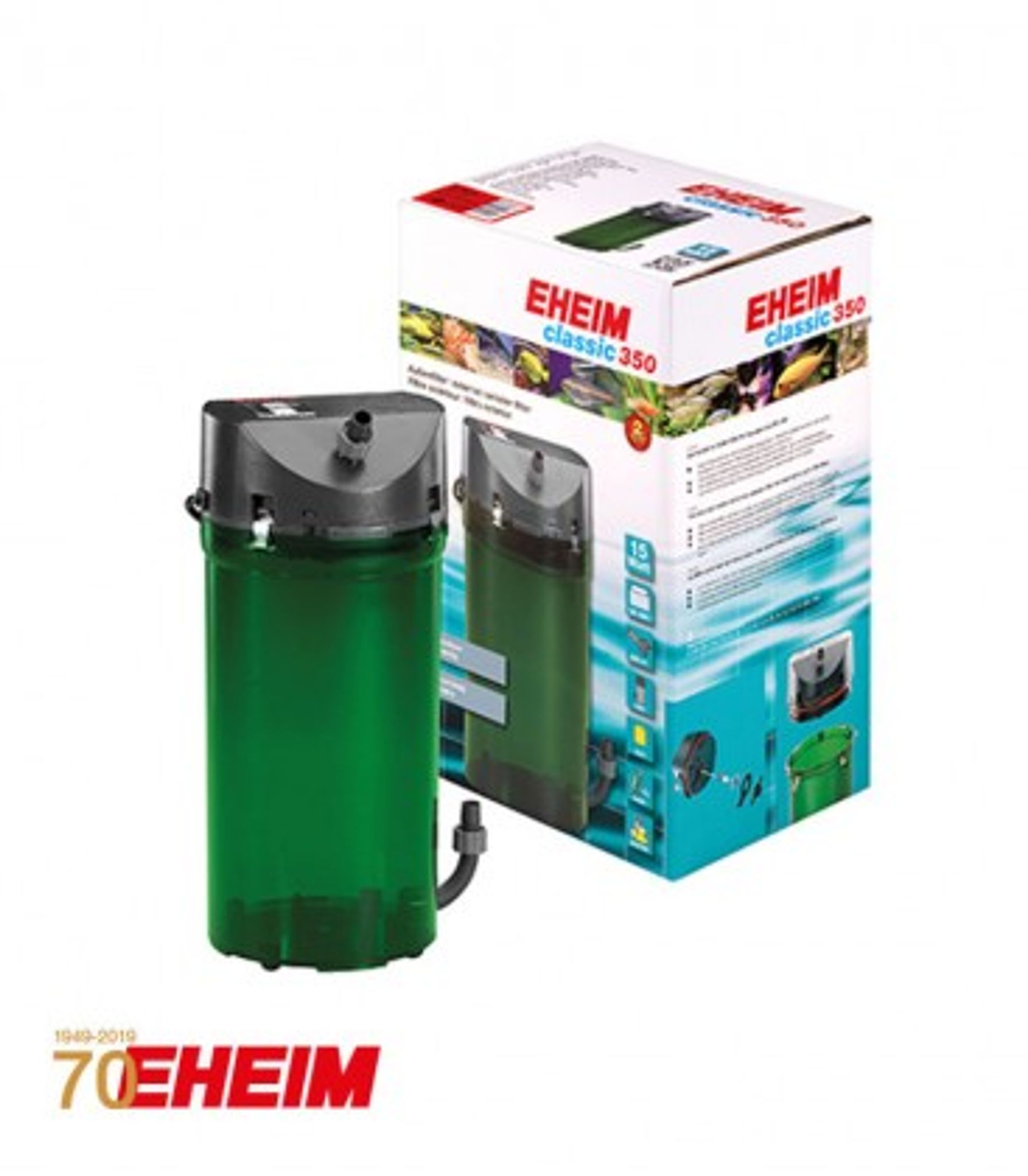 EHEIM CLASSIC 350 EXTERNAL CANISTER FILTER 620LPH