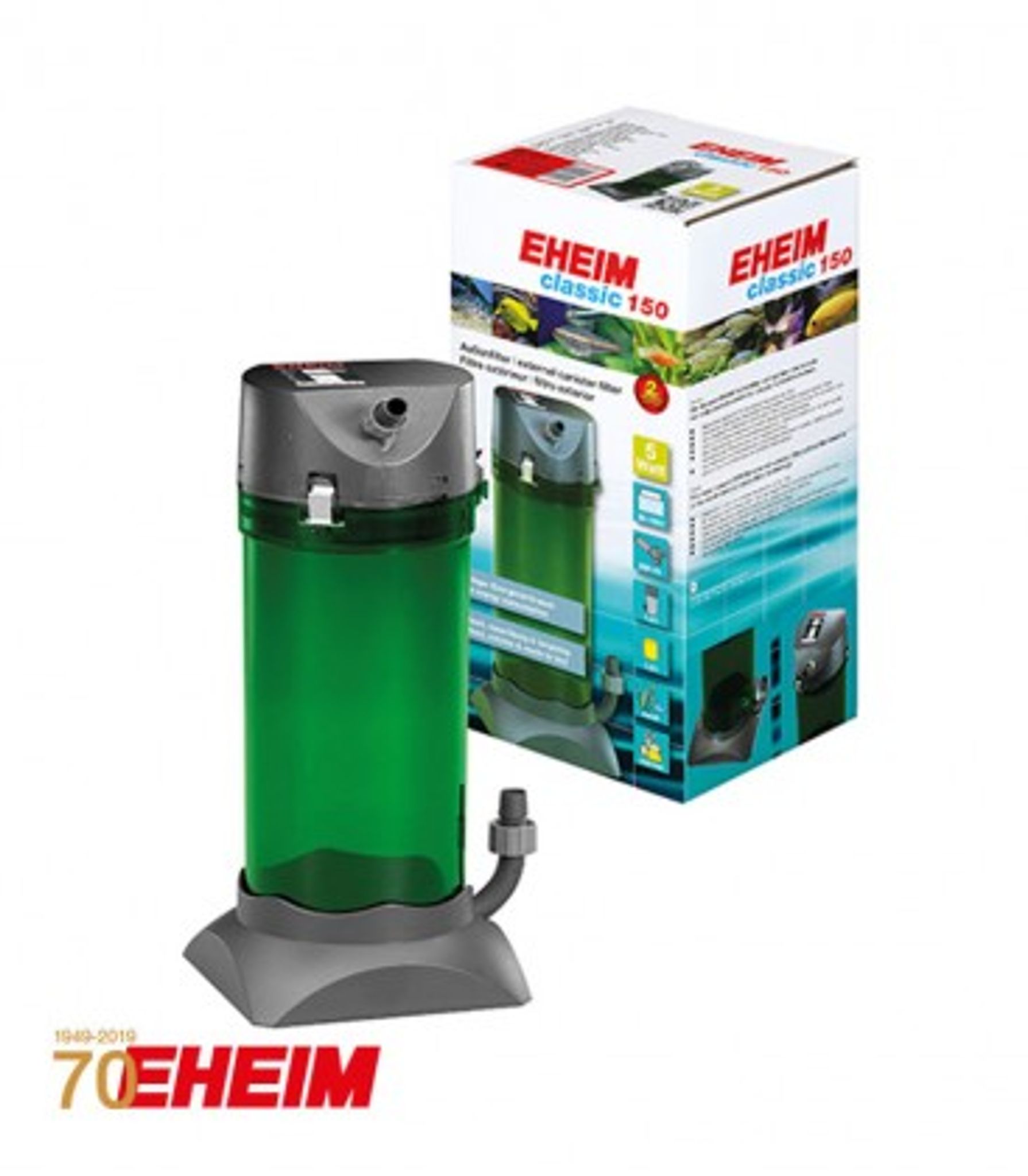 EHEIM CLASSIC 150 EXTERNAL CANISTER FILTER 300LPH