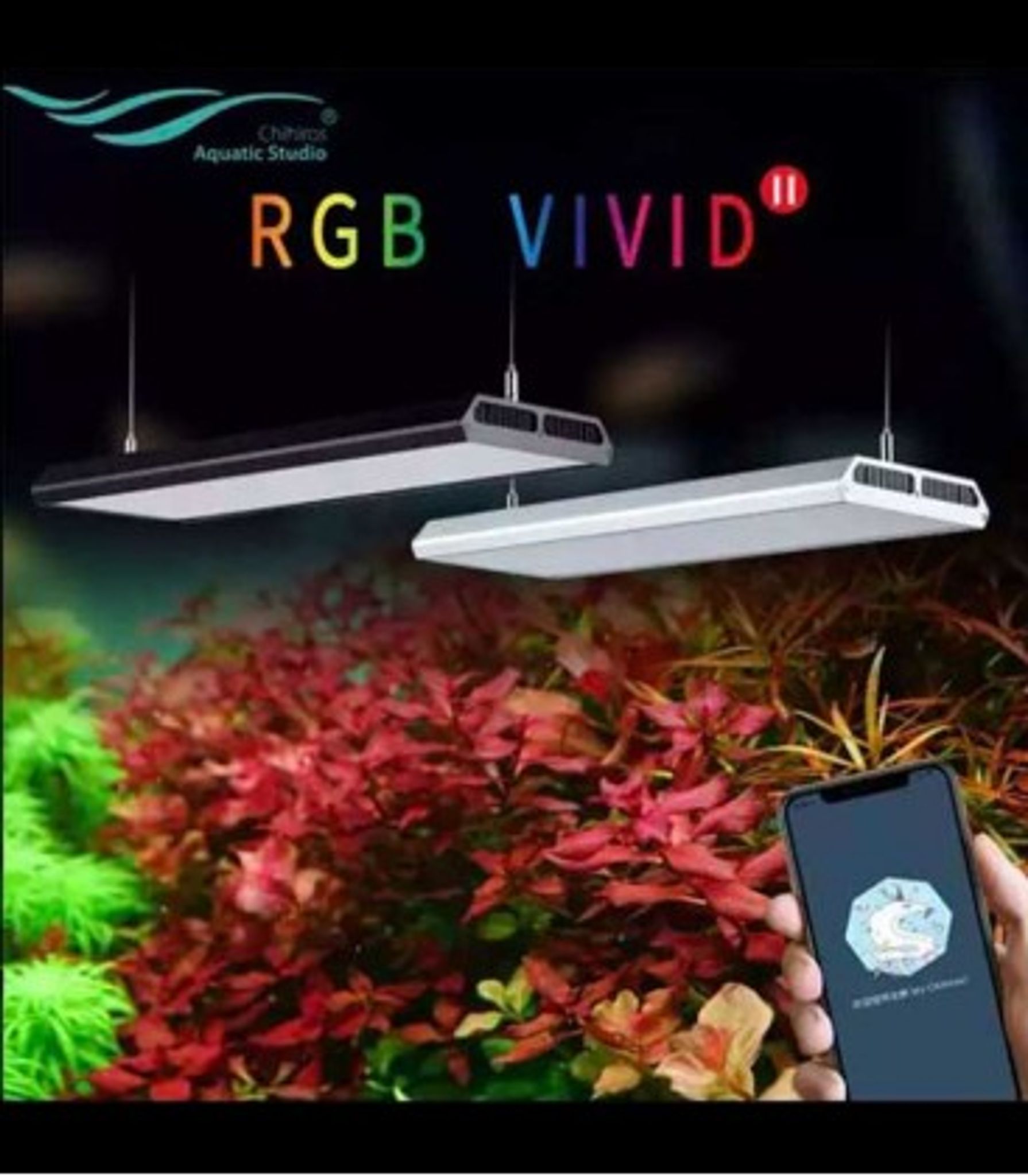 CHIHIROS VIVID II BLACK LED LIGHTING (23CHIVIVID2)