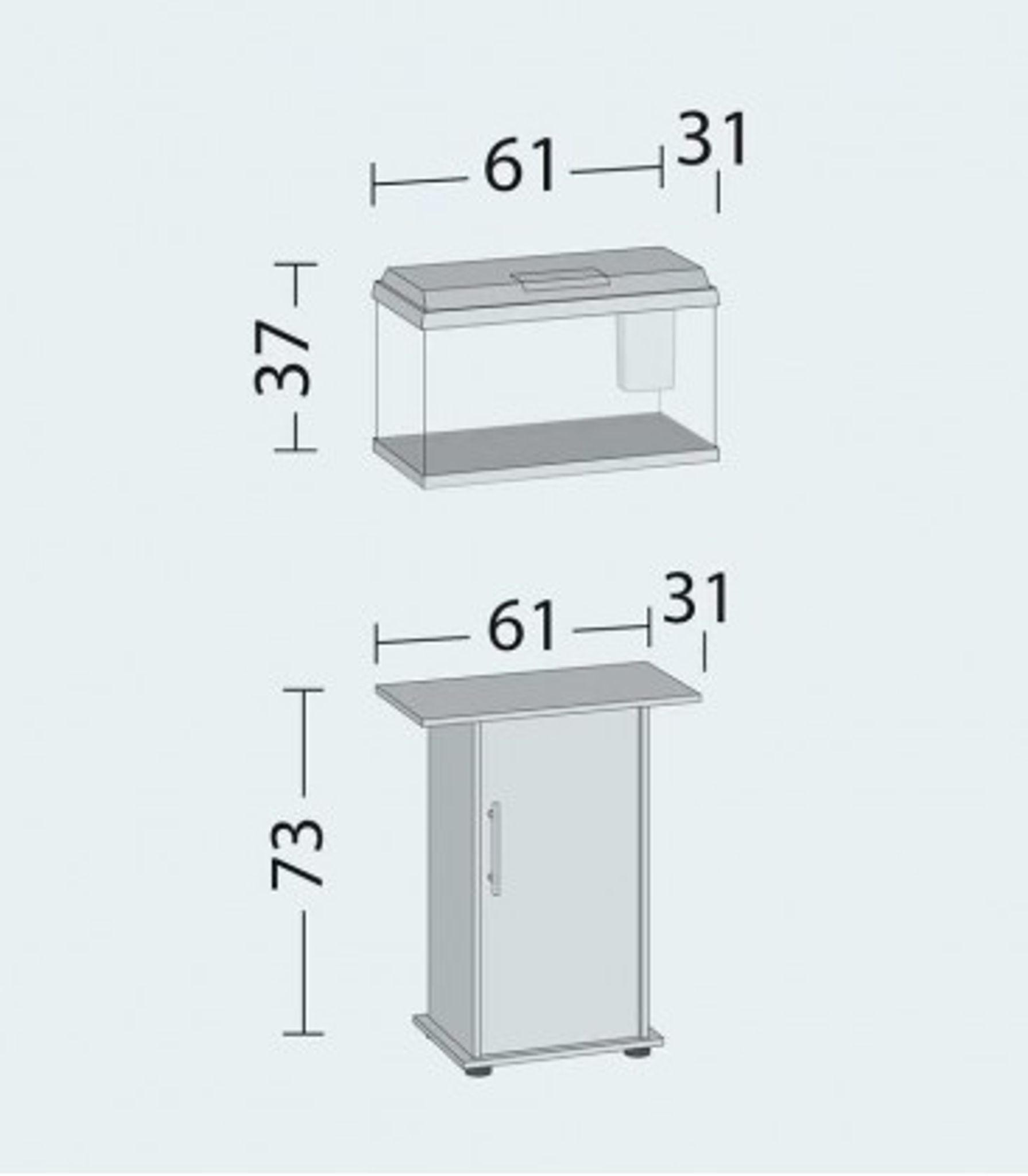 JUWEL PRIMO 70 AQUARIUM WITH CABINET