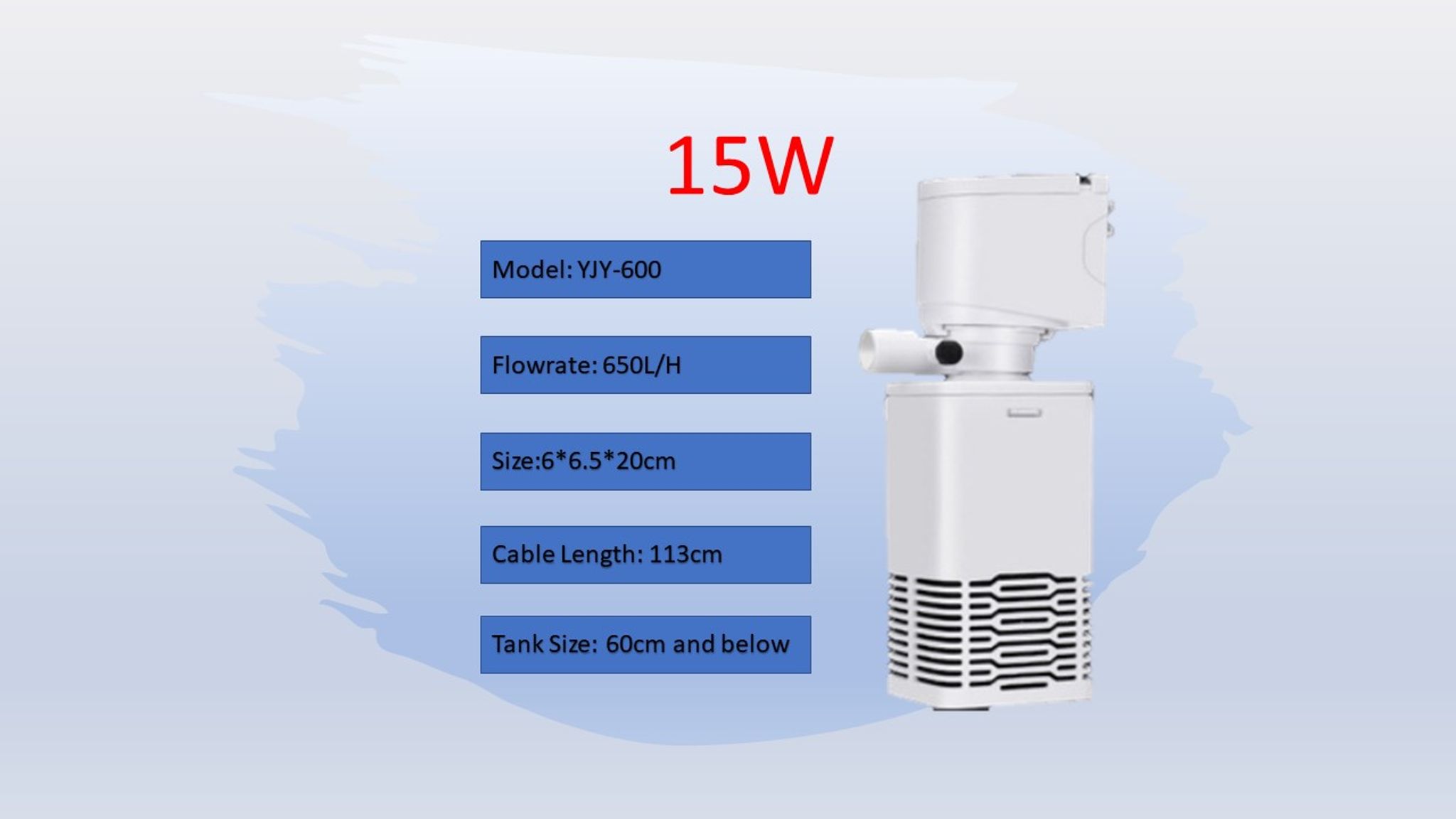 YEE Tank Filter Three-In-One, Aquarium Filter Box With Aeration Pump, Fish Filter Pump, Aquarium Cleaner