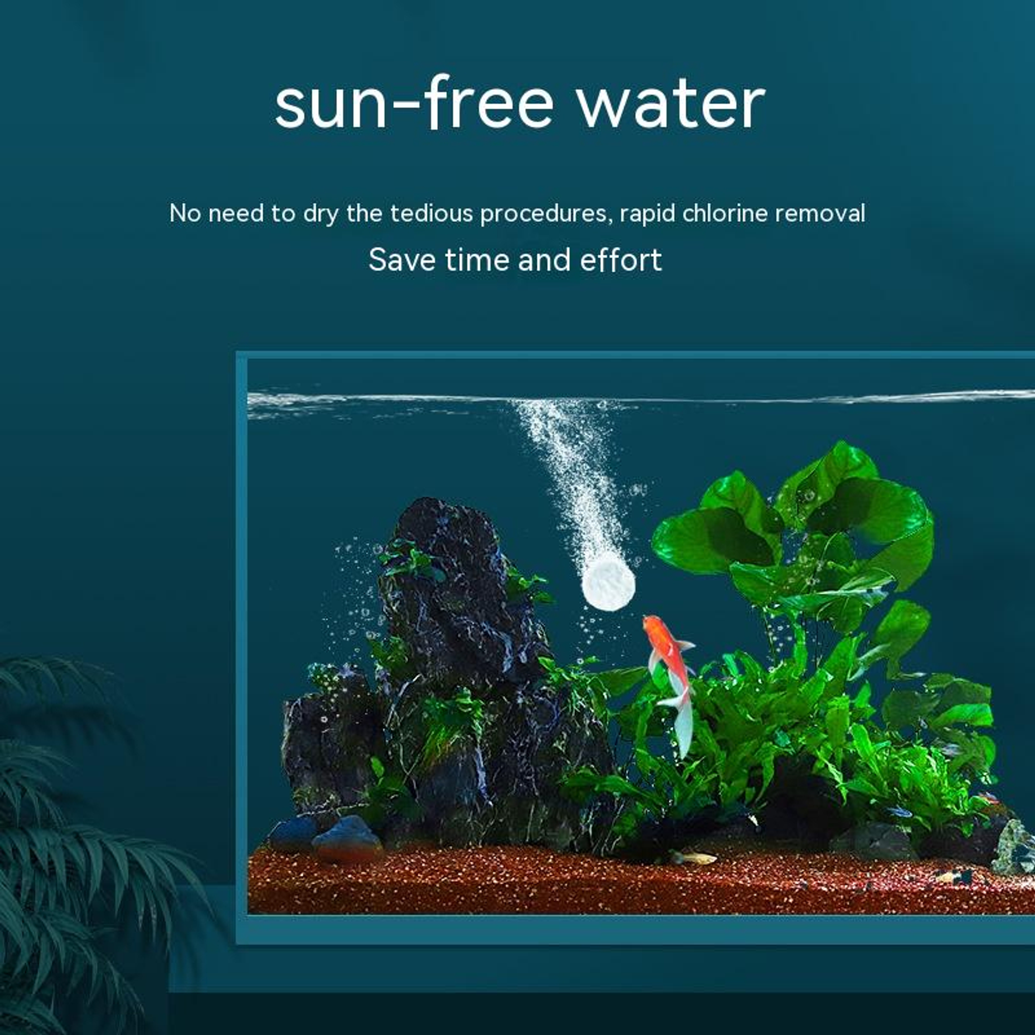 YEE Aquarium Anti Chlorine With Inhibition Of Germs, Help Remove Chlorine Aquarium Accessories Water Purifier