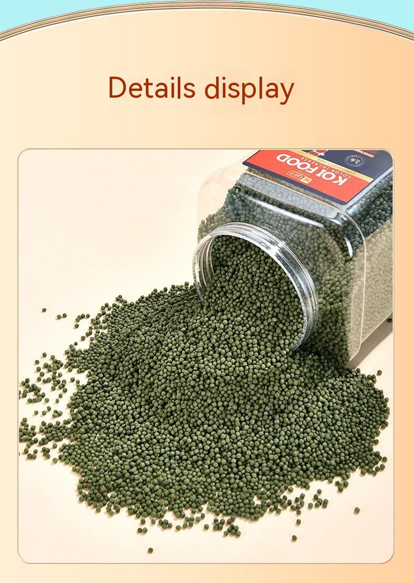 YEE KOI Food, Triple-Effect Fish Food Pellet, KOI Fish Grain To Provide Nutrition & Vitamins, Aquarium Food