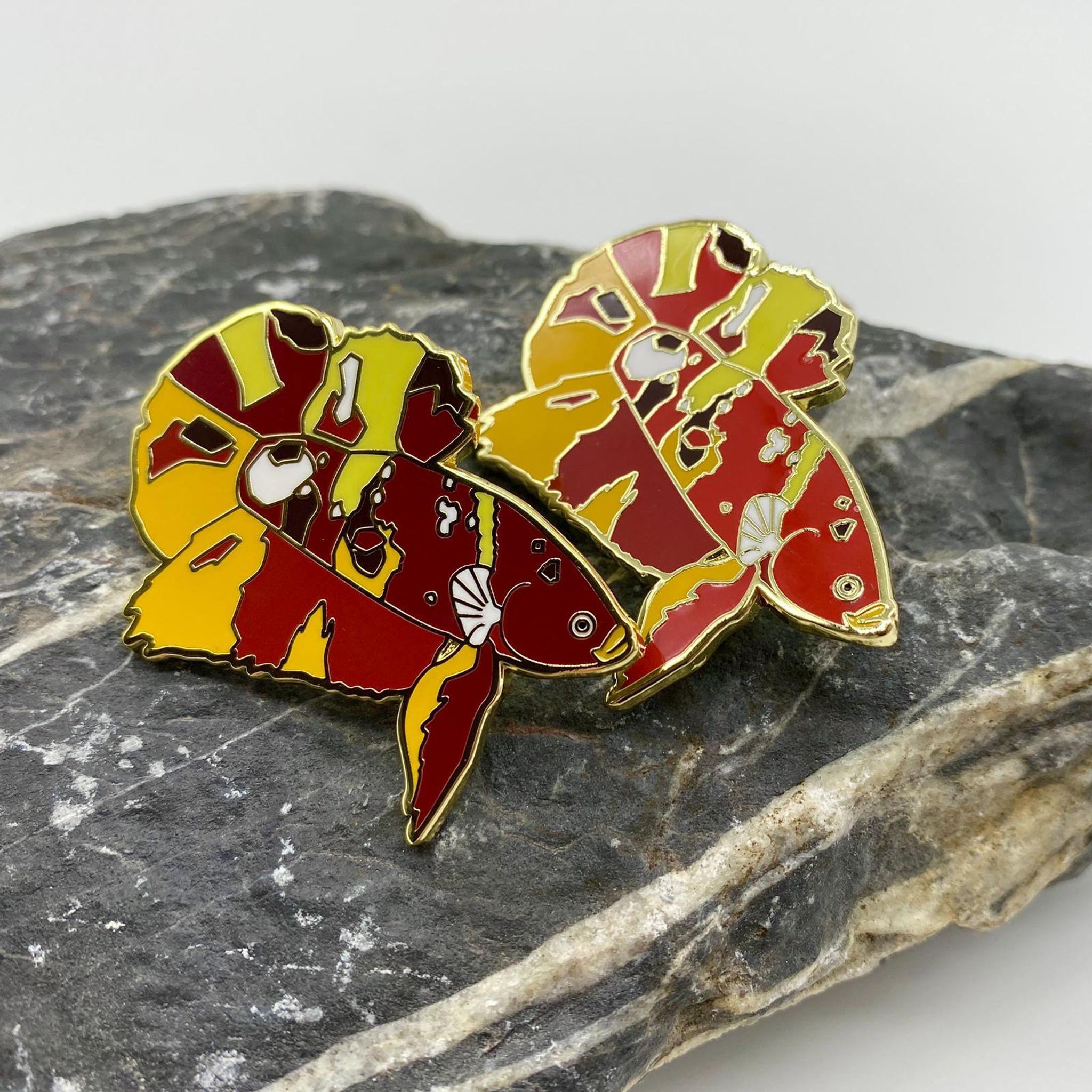 Custom Enamel Betta Pin (10 pieces)
