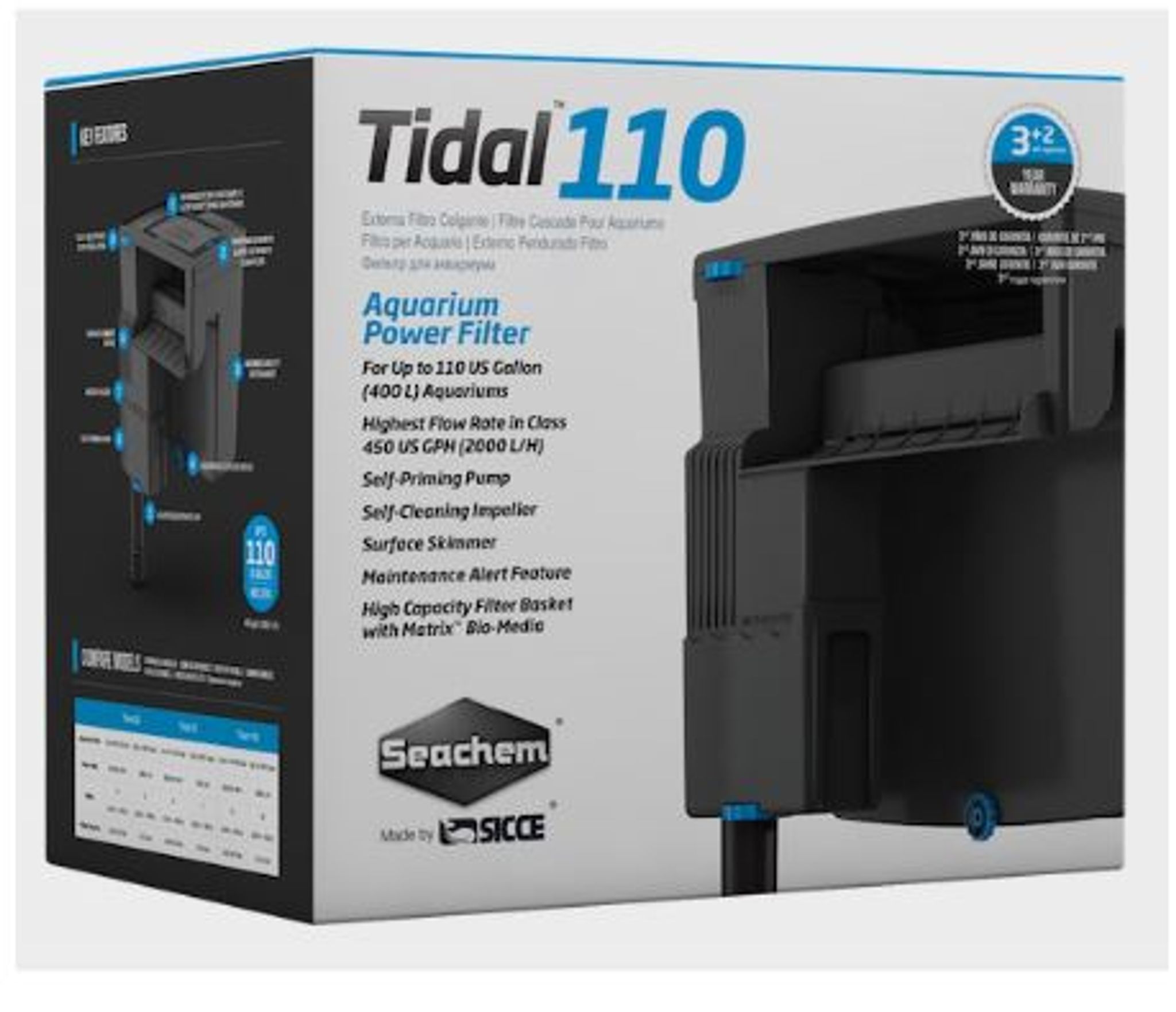 SEACHEM Tidal Aquarium Power Filter