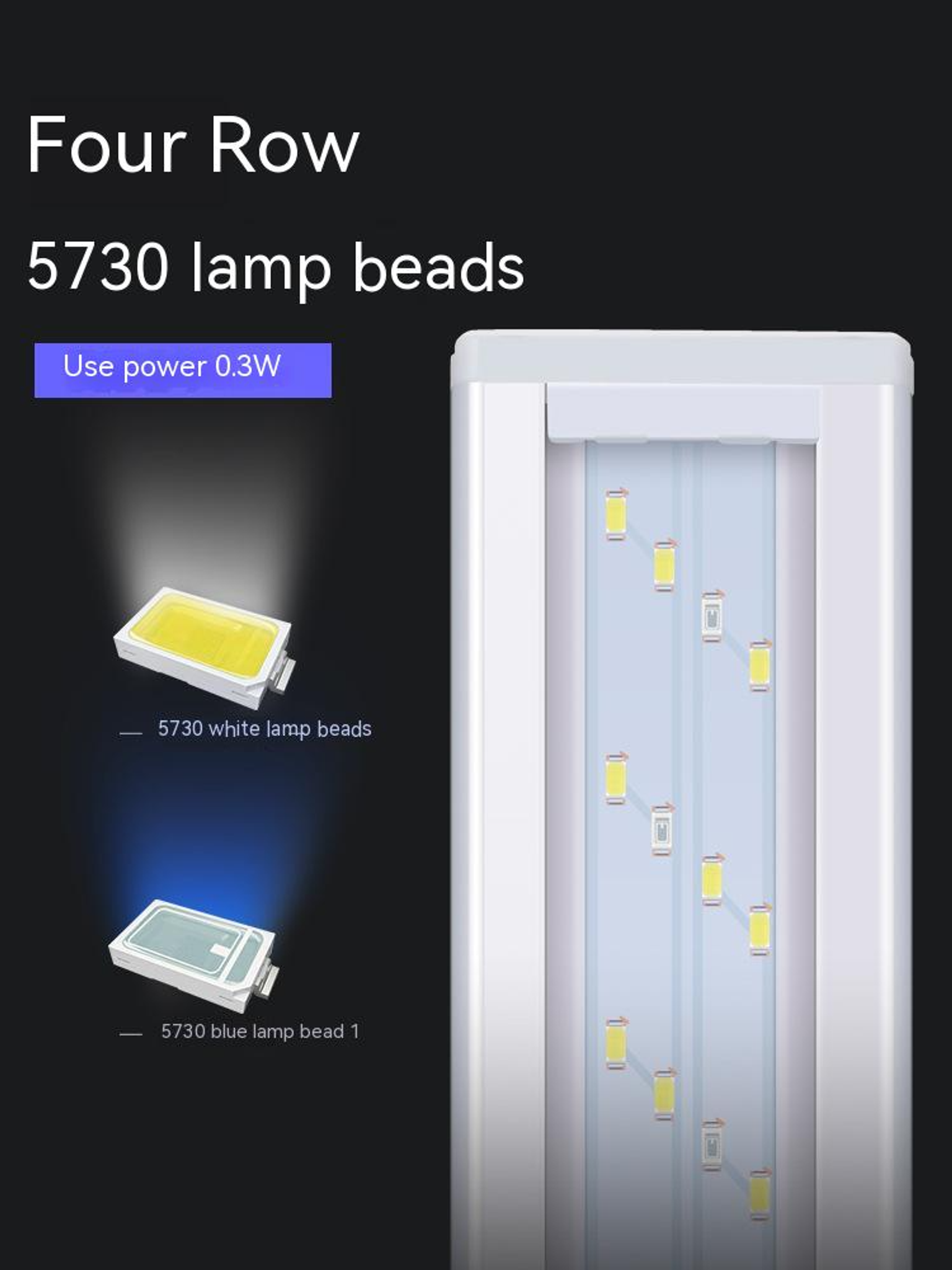 [YEE] Aquarium LED Light, Aqua Smart Technology, Saving Splash | Aquarium Light