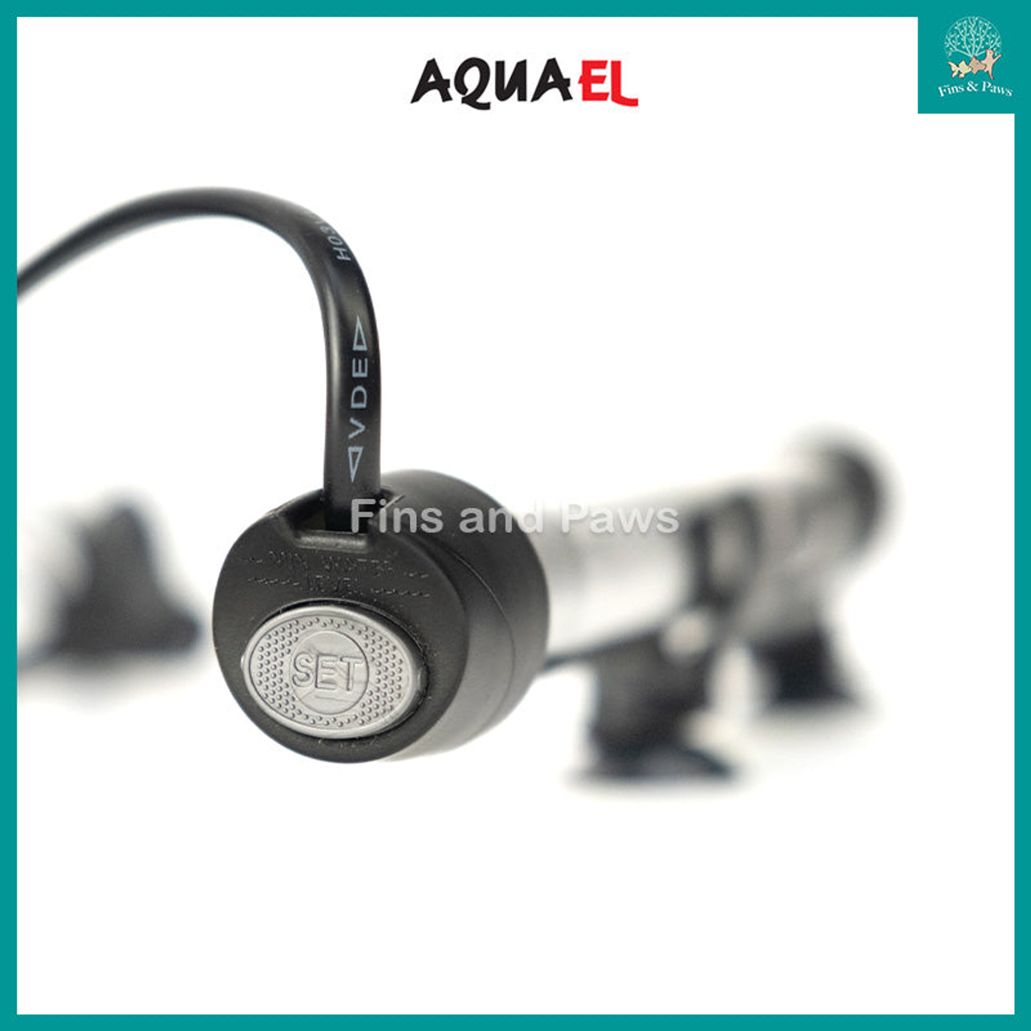 [Aquael] PLATINUM Glass Heater with Electronic Thermostat for Freshwater and Marine Aquarium