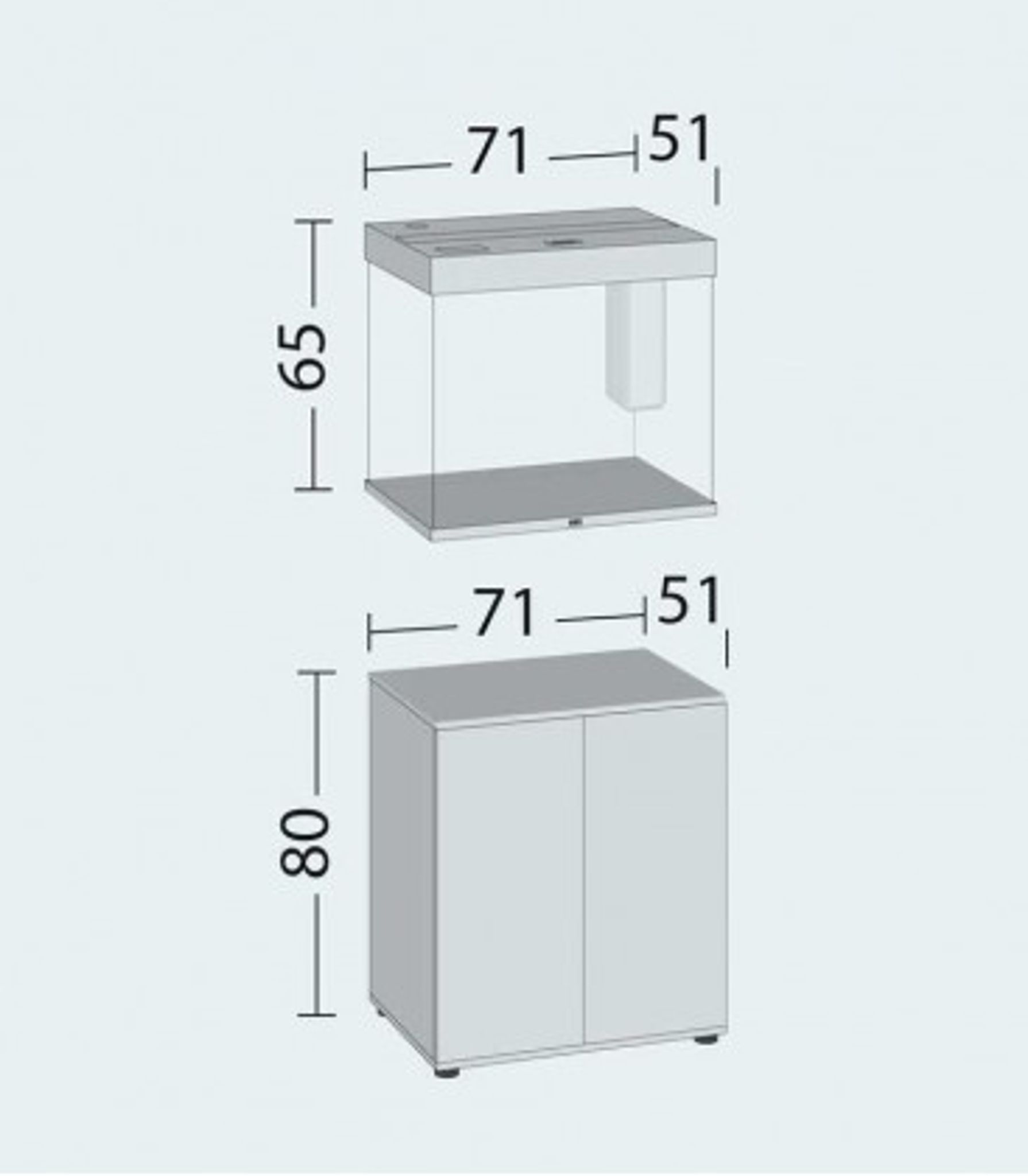 JUWEL LIDO 200 AQUARIUM WITH CABINET