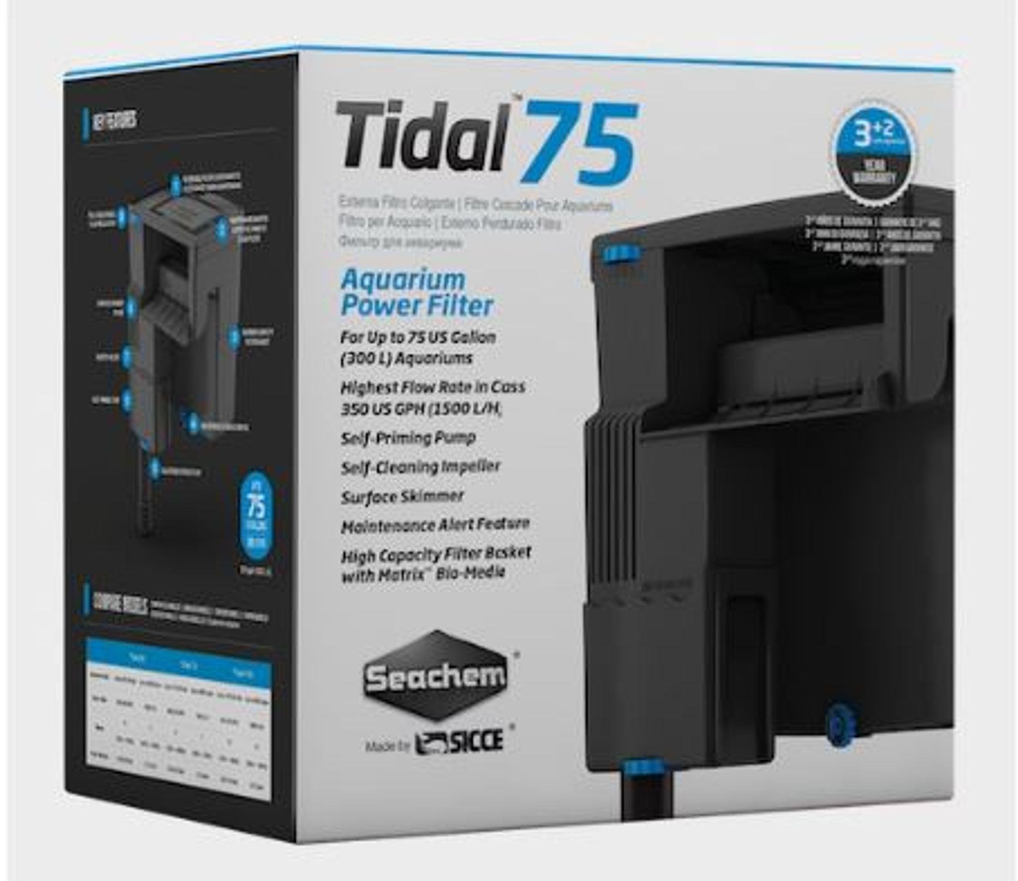 SEACHEM Tidal Aquarium Power Filter