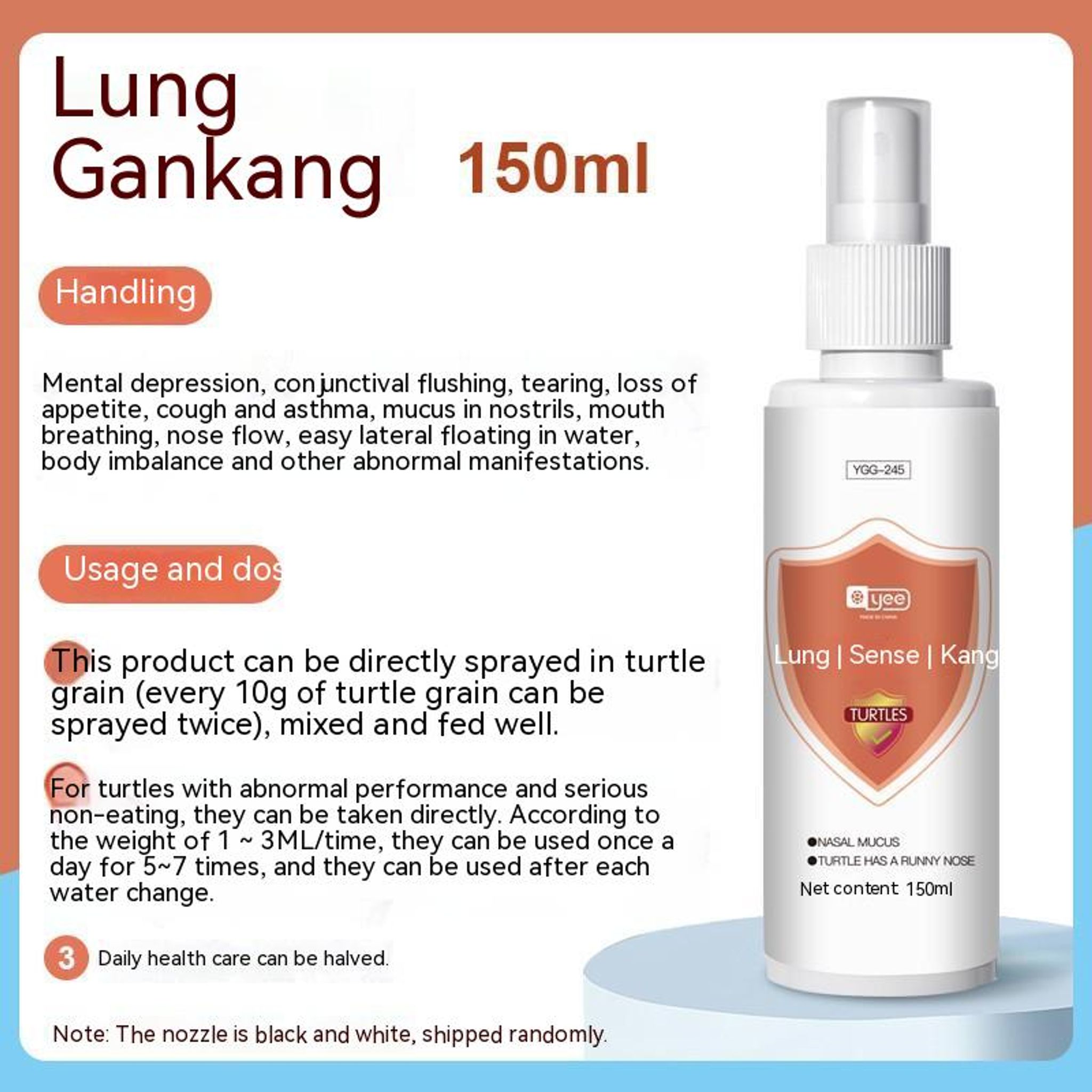 YEE turtle terrapin medication maintenance kit
