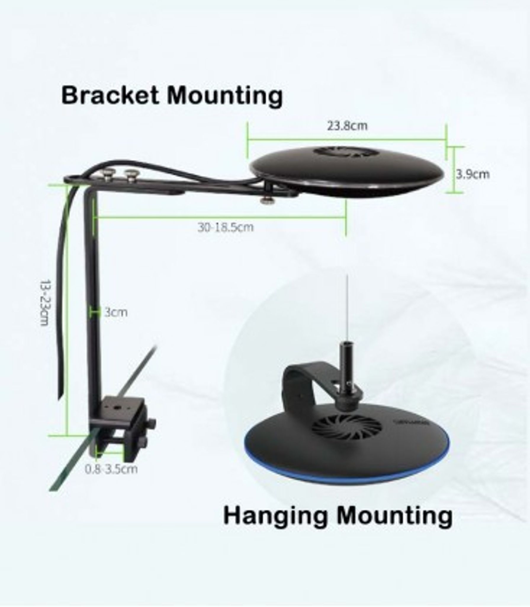 ZETLIGHT UFO ZE-8600F (BLACK) 55W LED LIGHT PLANTED