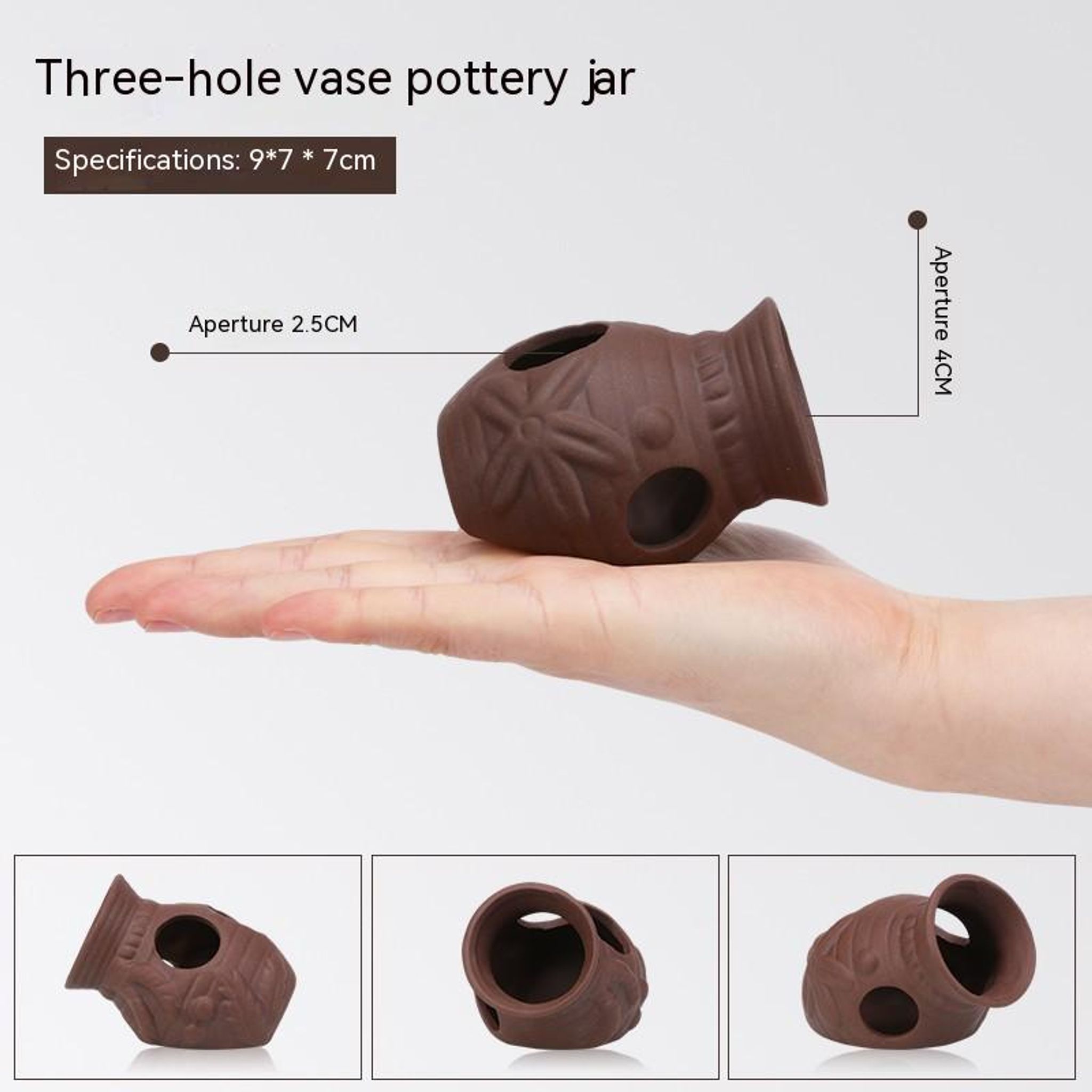 Fish tank cave aquarium shelter ceramic shrimp cave breedinbg for aquarium fish tank